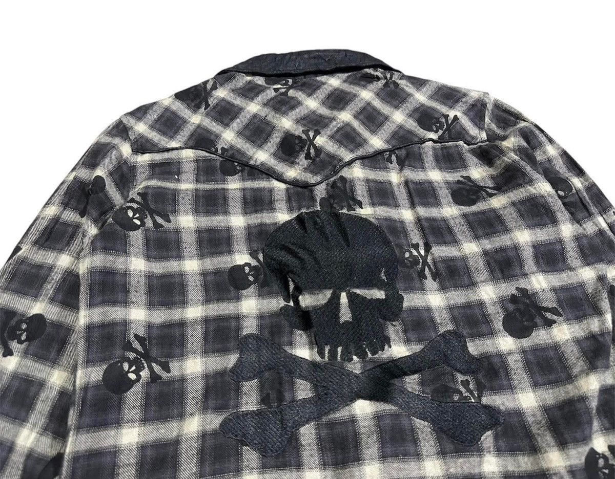14th Addiction × If Six Was Nine × Japanese Brand 🔥Rare Y2K Archived Daily News Western Shirt Skull Goth Punk Size US L / EU 52-54 / 3 - 9 Thumbnail