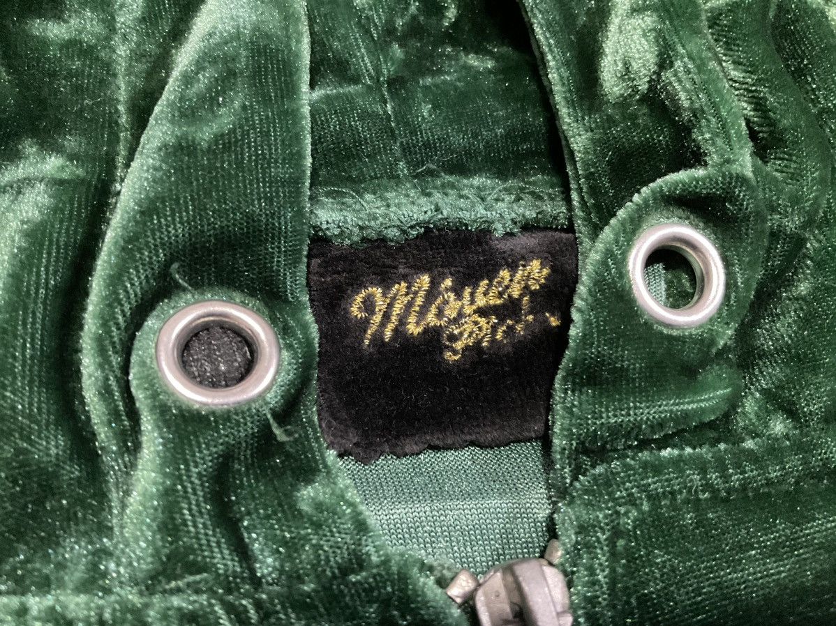 Hysteric Glamour 🔥Sick Y2K Japanese Brand Green Velvet Hoodie Hysteric Style Size US L / EU 52-54 / 3 - 5 Thumbnail