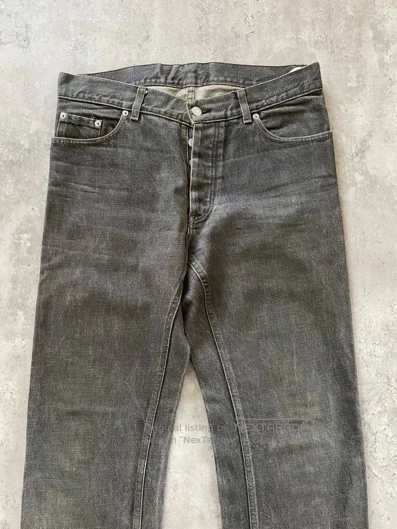 Helmut Lang Helmut Lang Gray Black Raw Denim Jeans. Size US 33 - 2 Thumbnail