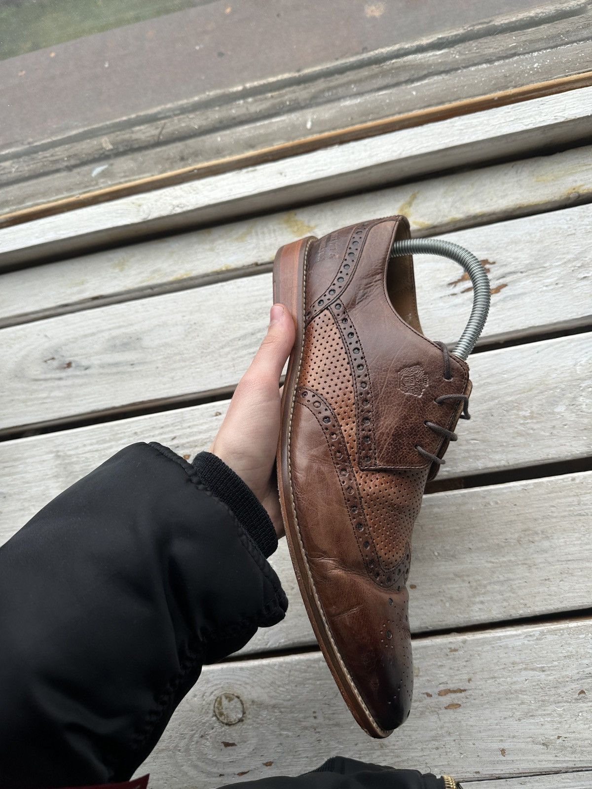 Melvin & Hamilton LUXURY 🚨 MELVIN & HAMILTON VNTG SHOES MEN BROWN LUXURY RARE Size US 10 / EU 43 - 2 Thumbnail