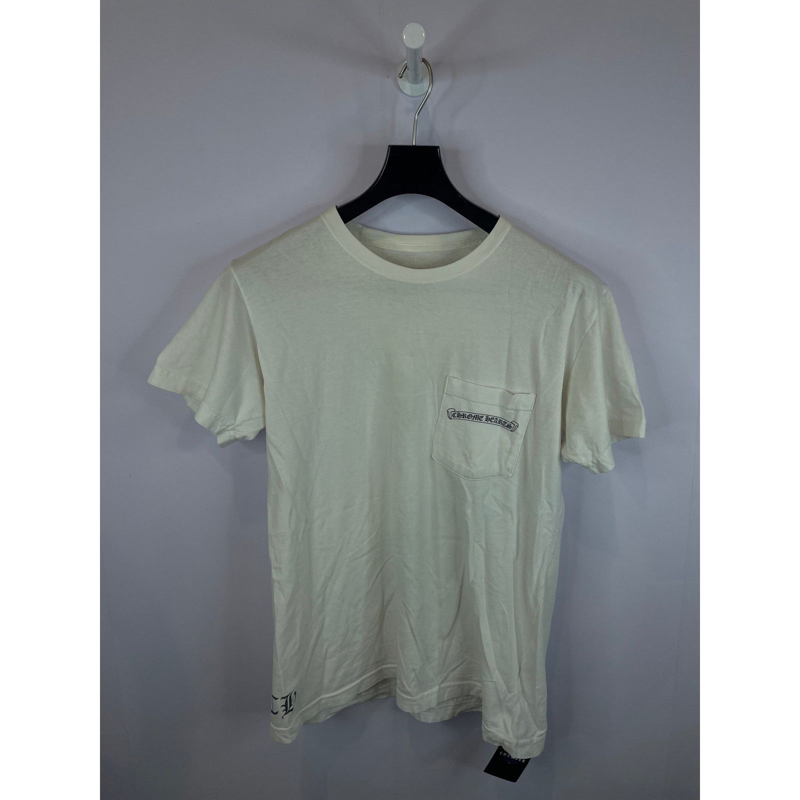 Chrome Hearts Fleur Monogram Tee White Used Medium