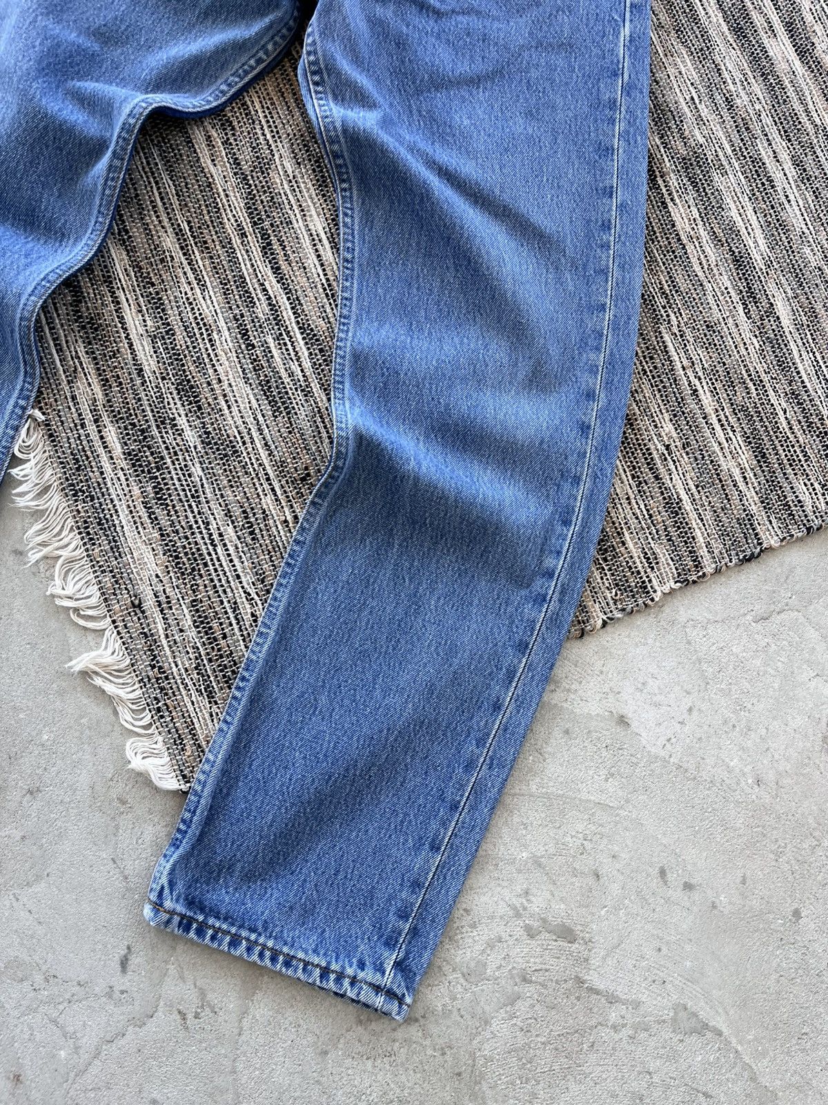 Levi's Vintage Levis 501 Denim Jeans 32x30 Straight Fit Workwear Size US 32 / EU 48 - 4 Thumbnail