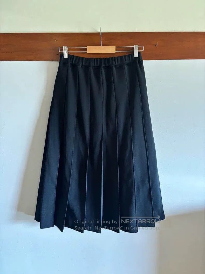 Comme des Garcons Comme Des Garcons size L Black Long Pleated Skirt Size 25" / US 0 / IT 36 - 1 Thumbnail