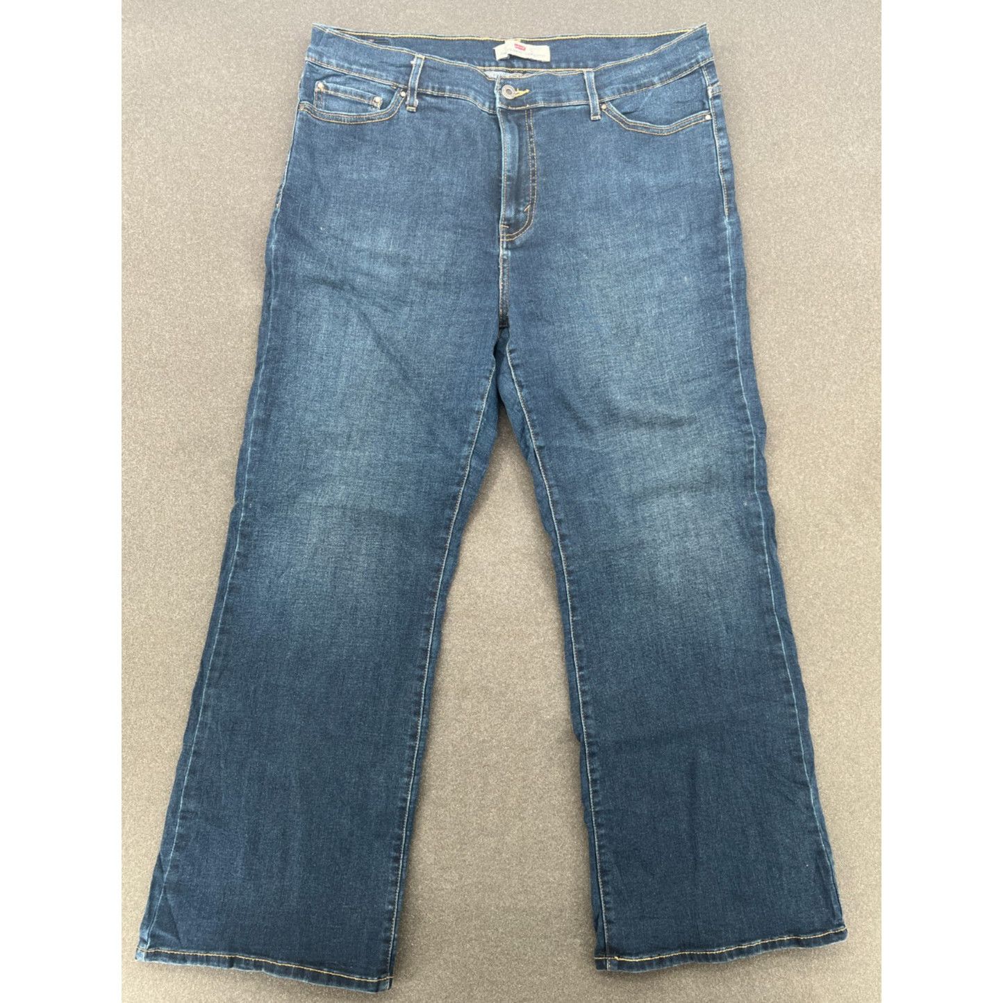 Levi's Levi’s Bootcut Jeans Women’s Size 16 Blue Stretch Denim Clas Size 38" / US 16 / IT 52 - 1 Thumbnail