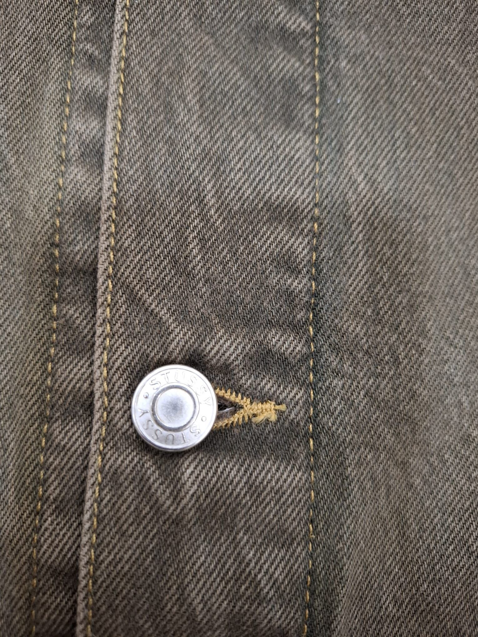 Stussy Trucker Denim Jacket in Mushroom Size US L / EU 52-54 / 3 - 12 Thumbnail
