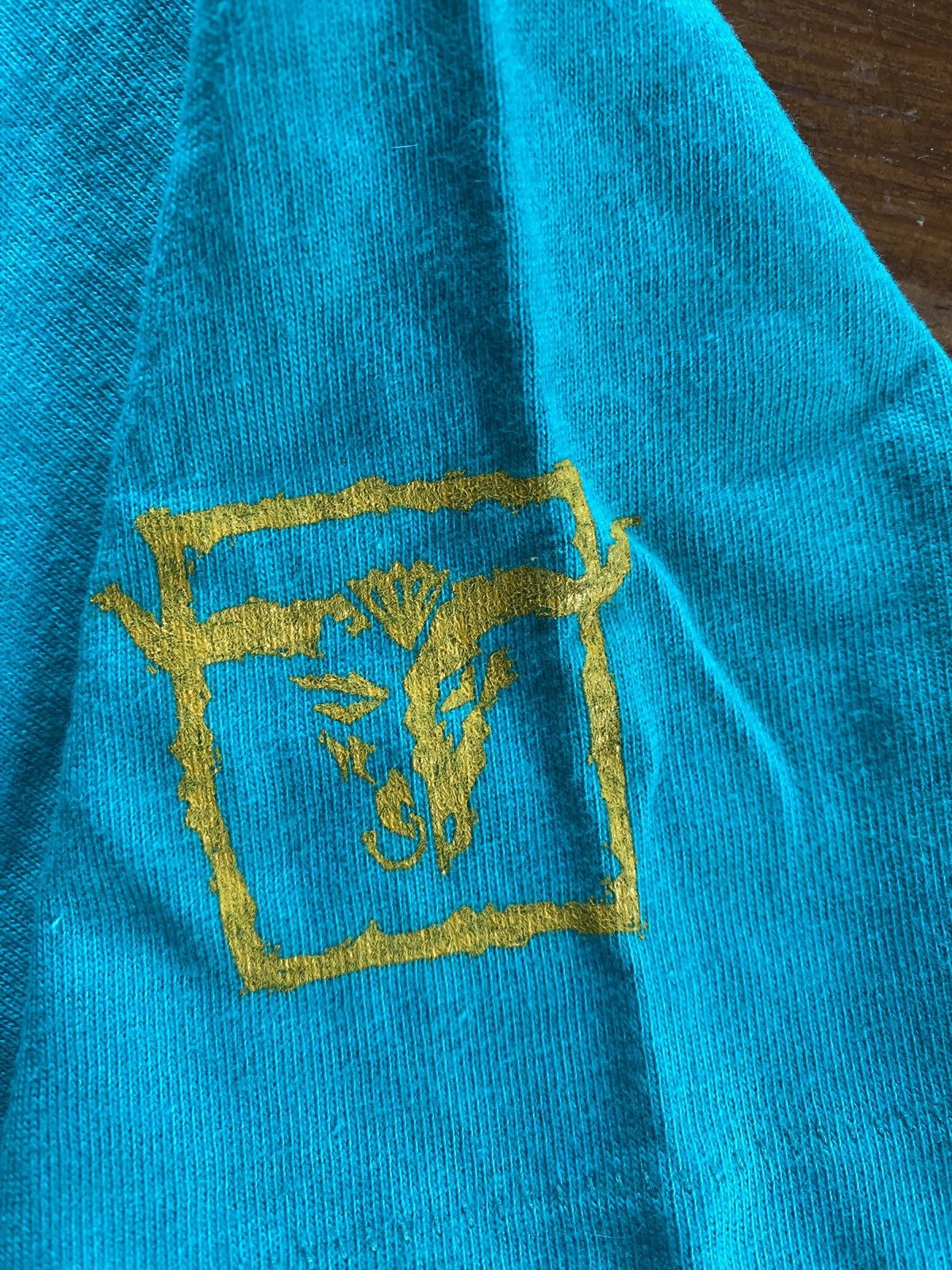 Hanes × Vintage Vintage ‘91 Red Sage Bull Skull Turquoise Single Stitch Tee Size US L / EU 52-54 / 3 - 10 Thumbnail