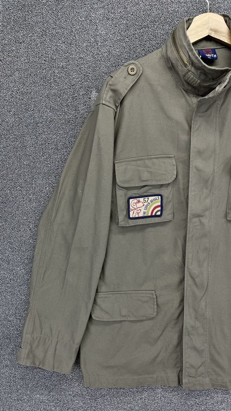Peanuts Vintage Peanuts The Super Beagle Military M65 Jacket Size US L / EU 52-54 / 3 - 3 Thumbnail