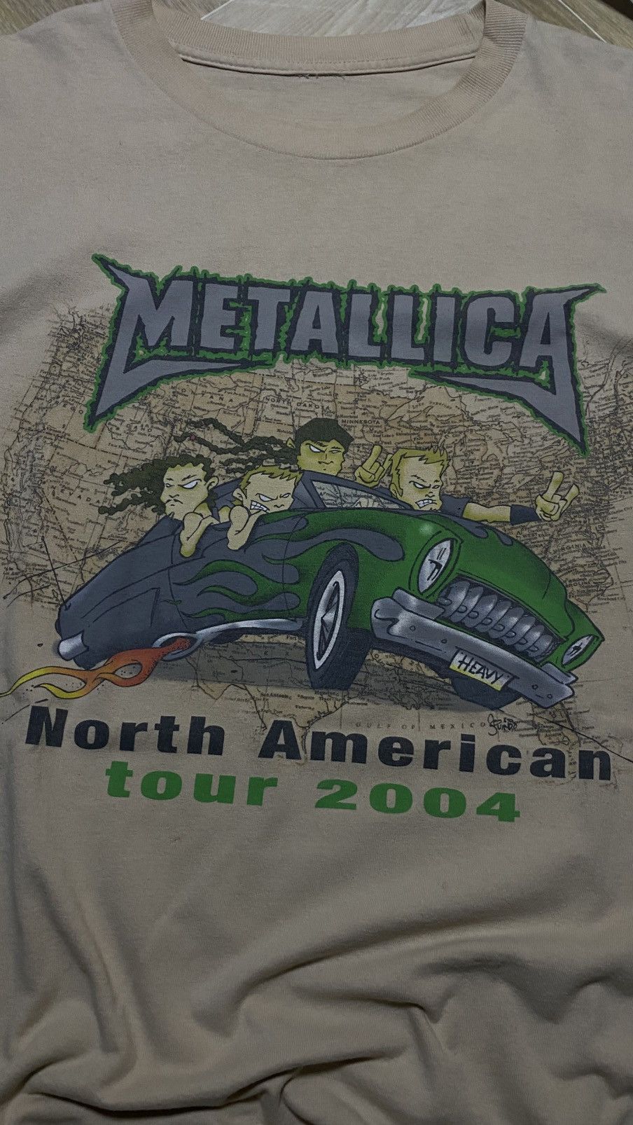 Band Tees × Metallica Metallica - North American Tour 2004 Band Tee Size US XXL / EU 58 / 5 - 5 Thumbnail
