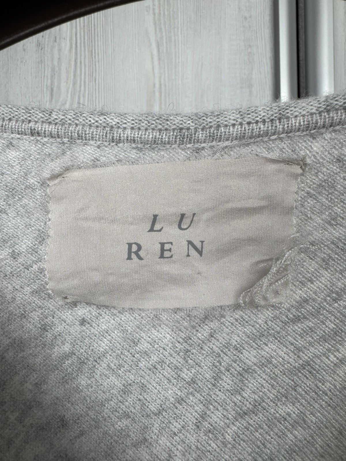 Other Lu Ren Cashmere Gray knitted poncho sweater jumper Size L / US 10 / IT 46 - 8 Thumbnail