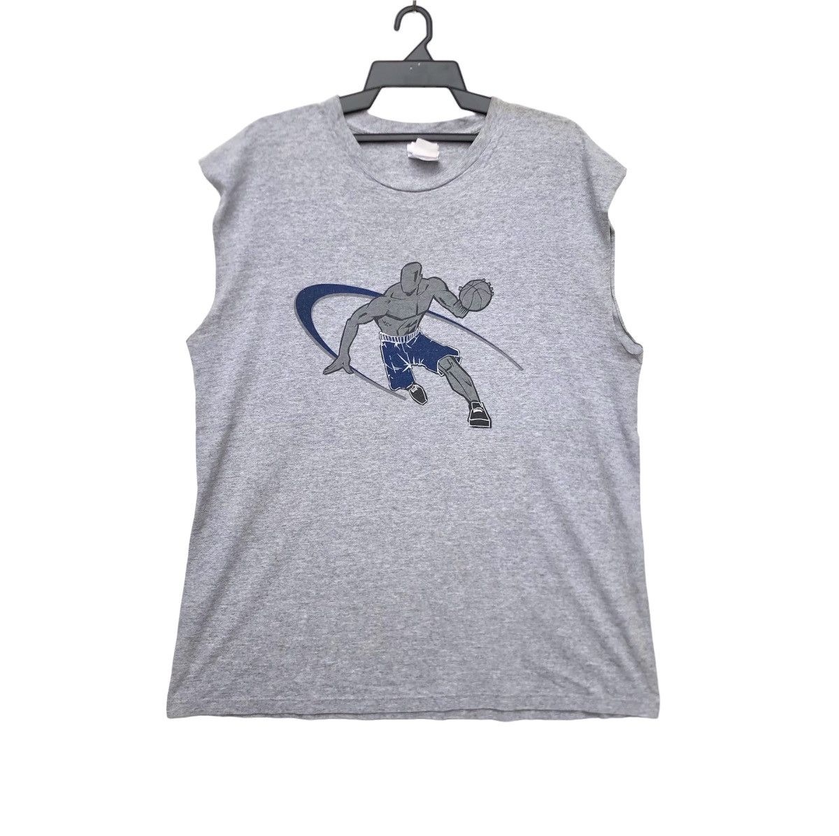 Japanese Brand Vintage And1 Basketball Clothings Sleeveless T-shirt | L Size US L / EU 52-54 / 3 - 1 Thumbnail
