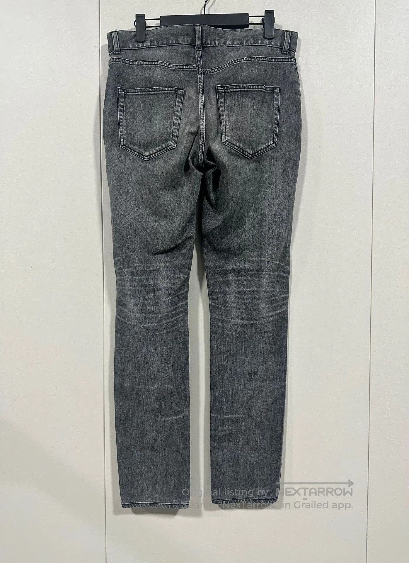 Saint Laurent Paris Saint Laurent 19FW Charcoal Washed Jeans. Size US 30 / EU 46 - 2 Thumbnail