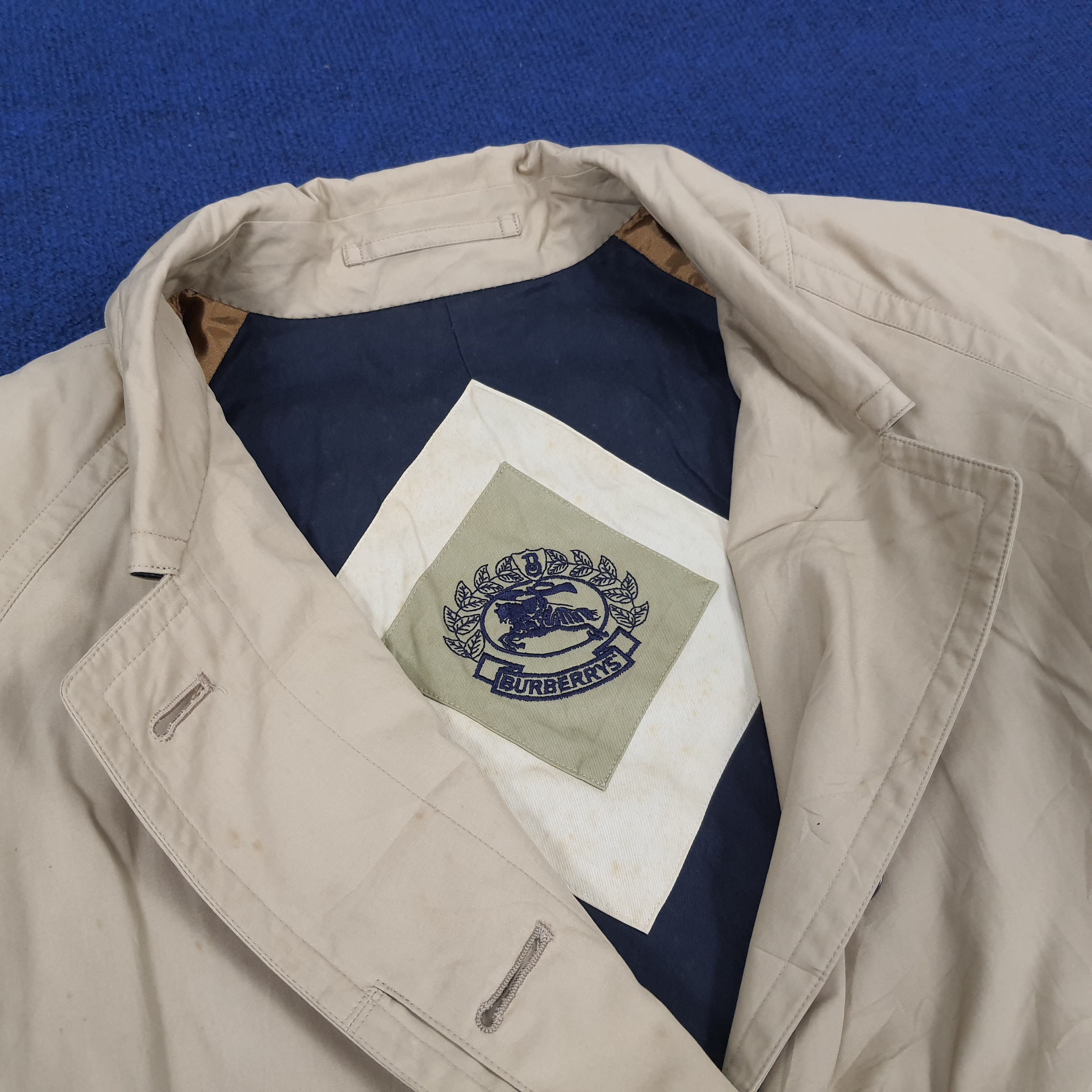 Burberry × Vintage Vintage Burberrys' Trench Coat Jacket Size US XL / EU 56 / 4 - 3 Thumbnail