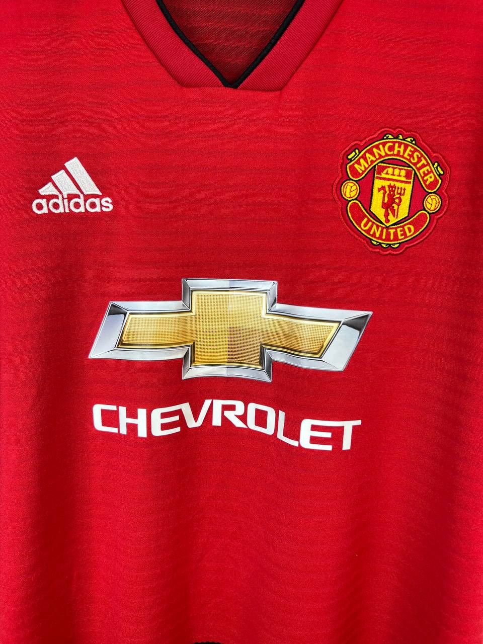 Adidas MANCHESTER UNITED 2018 2019 HOME SHIRT ADIDAS CHEVROLET Size US XL / EU 56 / 4 - 3 Thumbnail