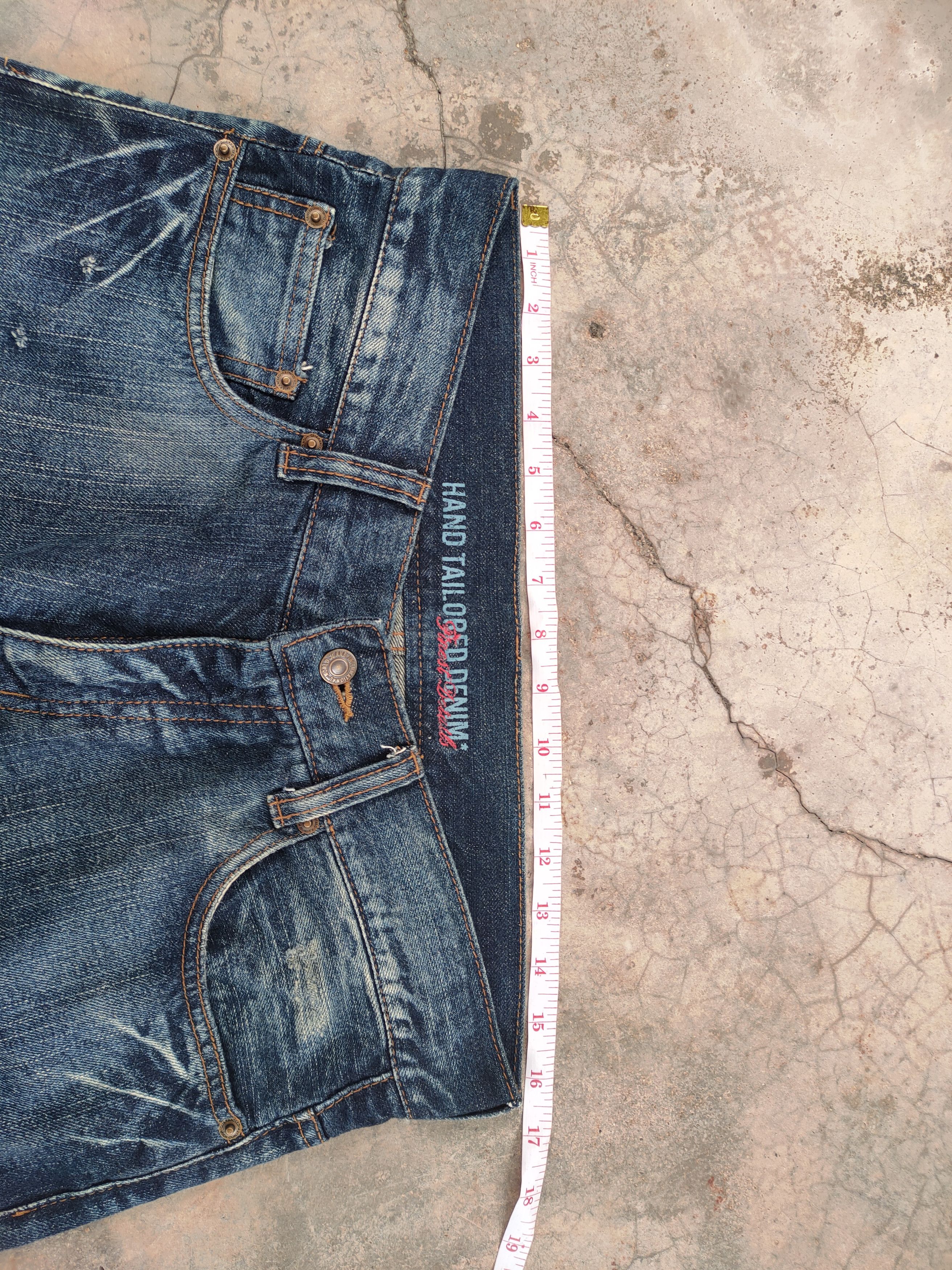 Japanese Brand VINTAGE JAPANESE WING FADED DISTRESSED JEANS PANTS Size US 33 - 6 Thumbnail