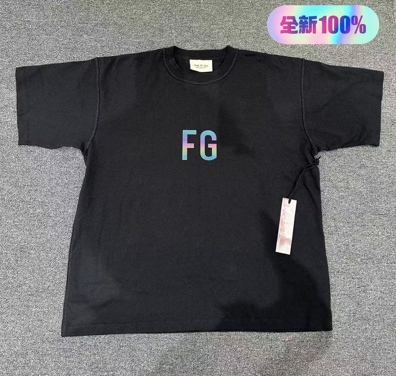 Fear of God Reflective short sleeves black