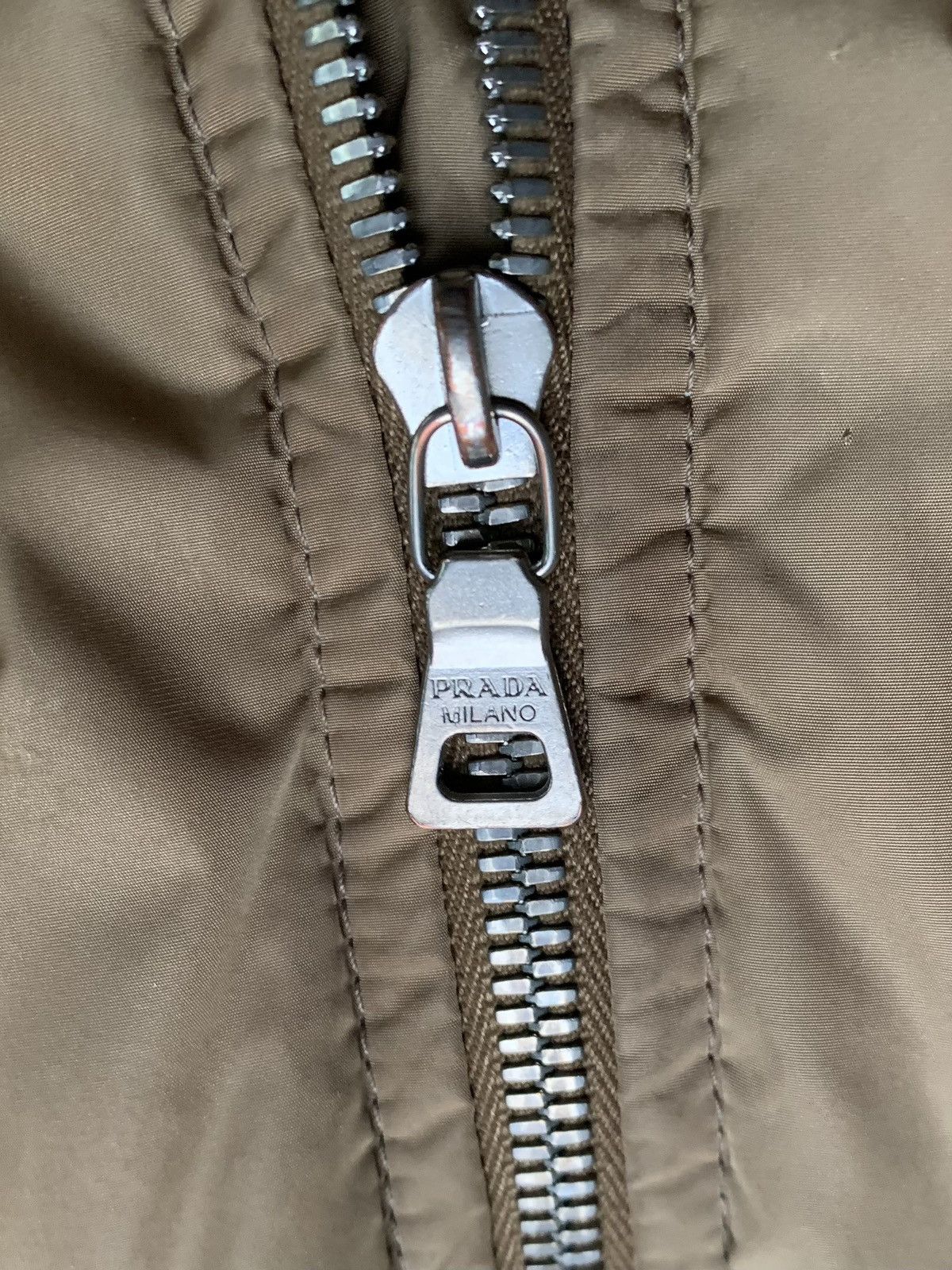 Prada Prada Jacket SGV760 Down Bomber Winter Coat Shearling Linea Size US M / EU 48-50 / 2 - 20 Thumbnail