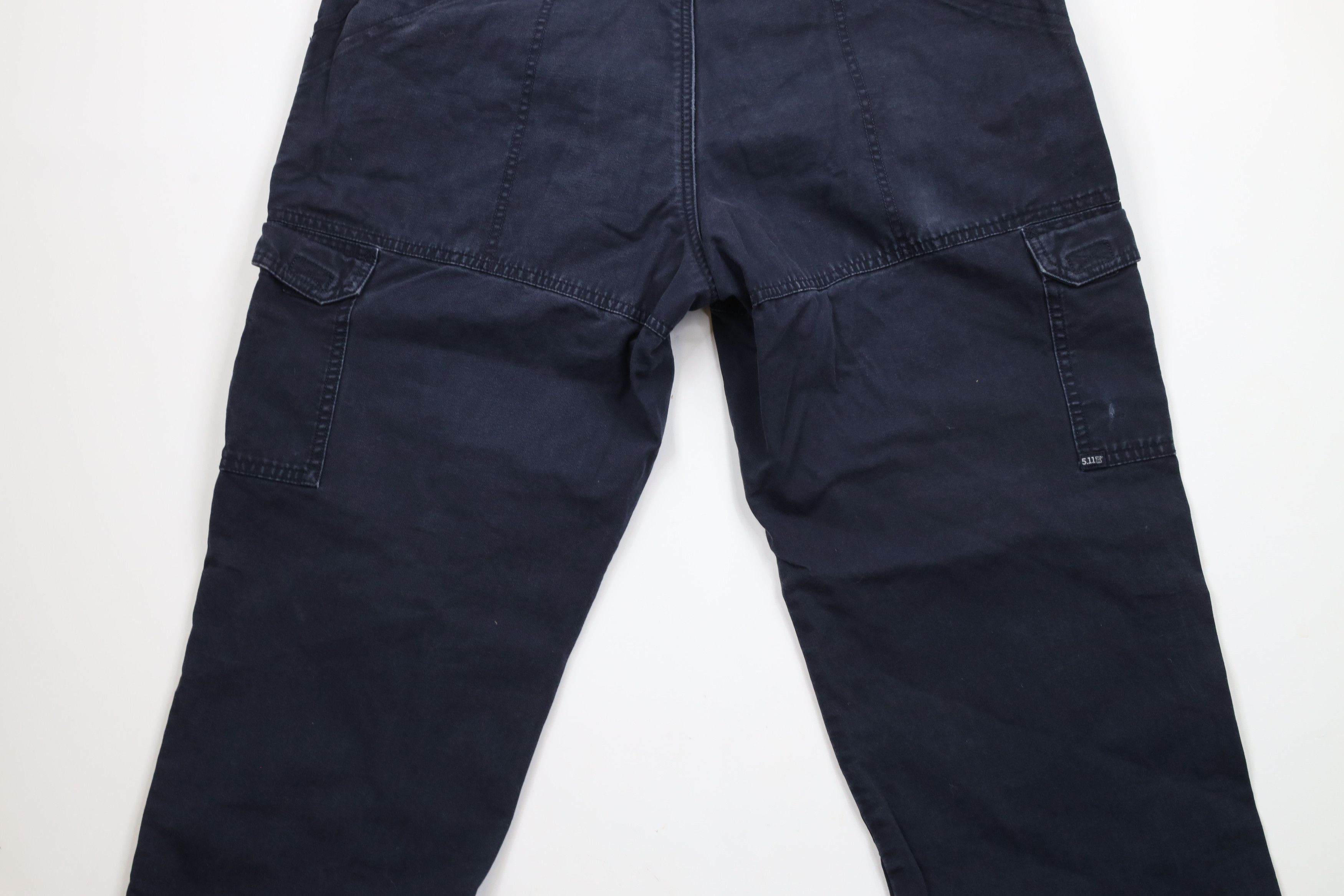 Vintage 5.11 Tactical Series Canvas Double Knit Cargo Pants Blue Size US 36 / EU 52 - 13 Thumbnail