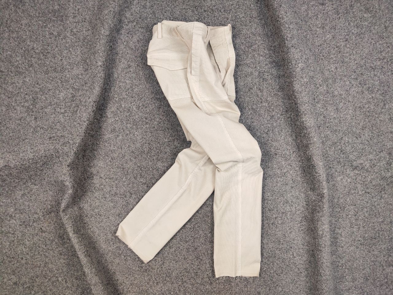Nili Lotan Nili lotan Design Classic Trouser Corduroy Beige Pants Size 25" / US 0 / IT 36 - 12 Thumbnail