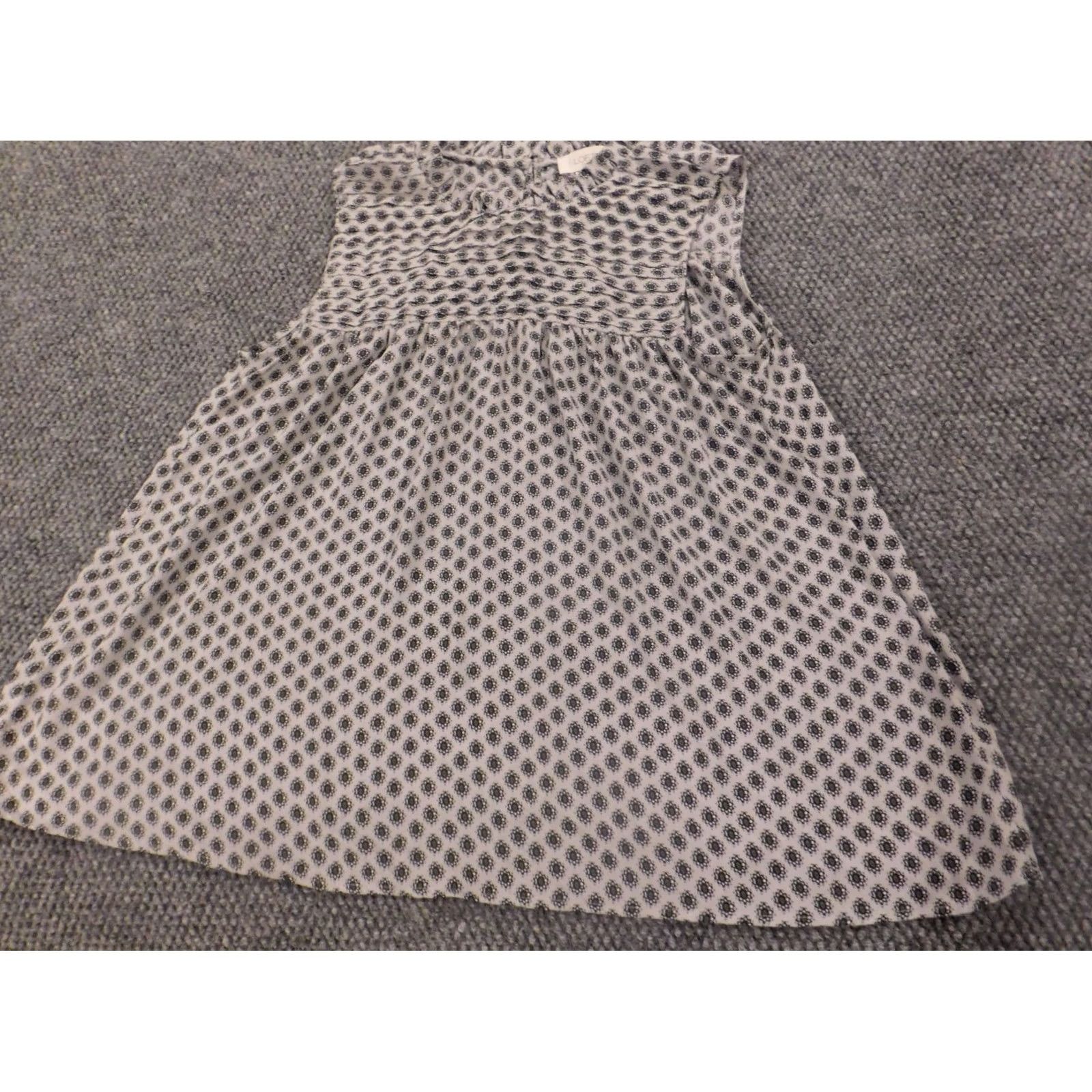 Ann Taylor Ann Taylor Loft Blouse Womens Small gray pullover tank outlet peplum top Size S / US 4 / IT 40 - 2 Thumbnail