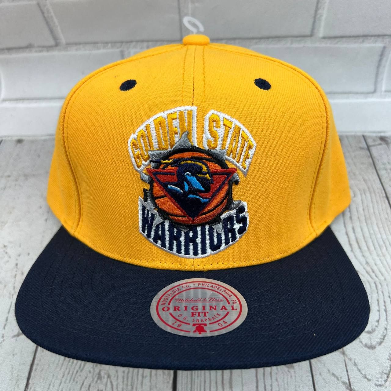 Mitchell & Ness Men's NBA Golden State Warriors Team Solid Hwc Fitted Fitted Caps main image 1