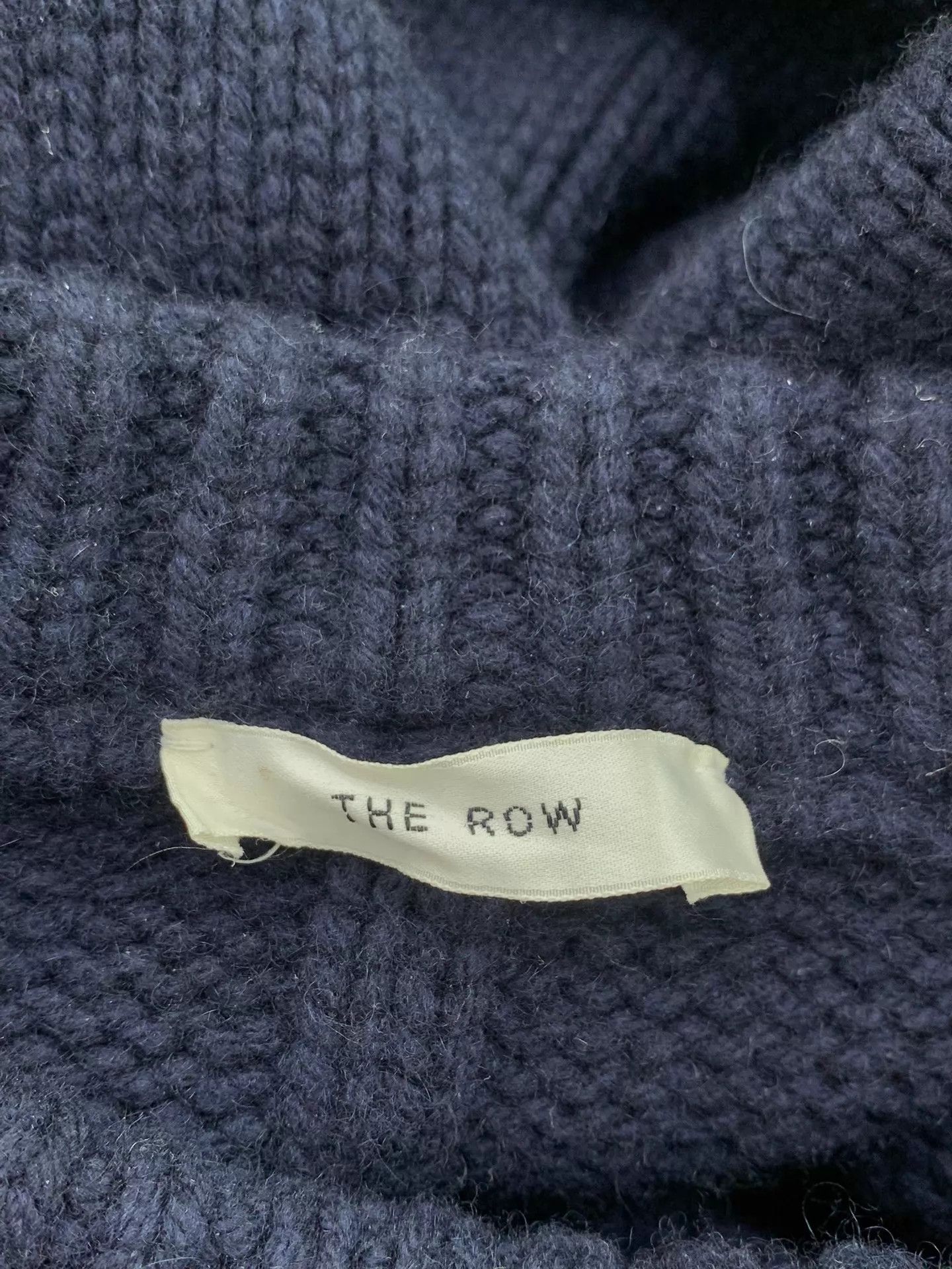The Row The Row Ophelia Classic Oversized Navy Sweater L New Size L / US 10 / IT 46 - 4 Thumbnail