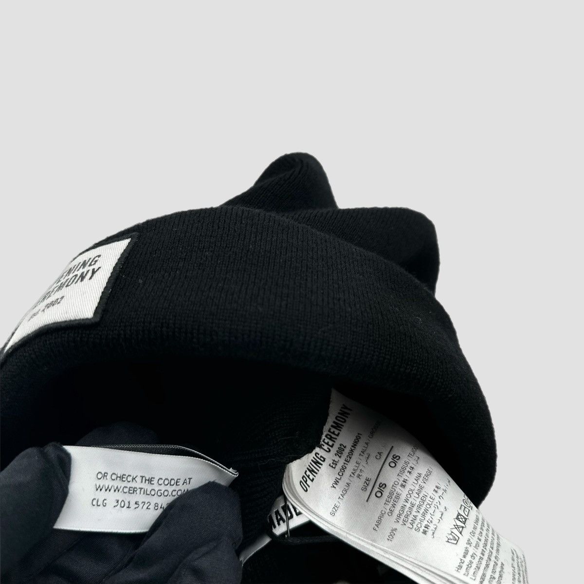 Opening Ceremony Opening Ceremony Box Logo Wool Beanie Size ONE SIZE - 9 Thumbnail