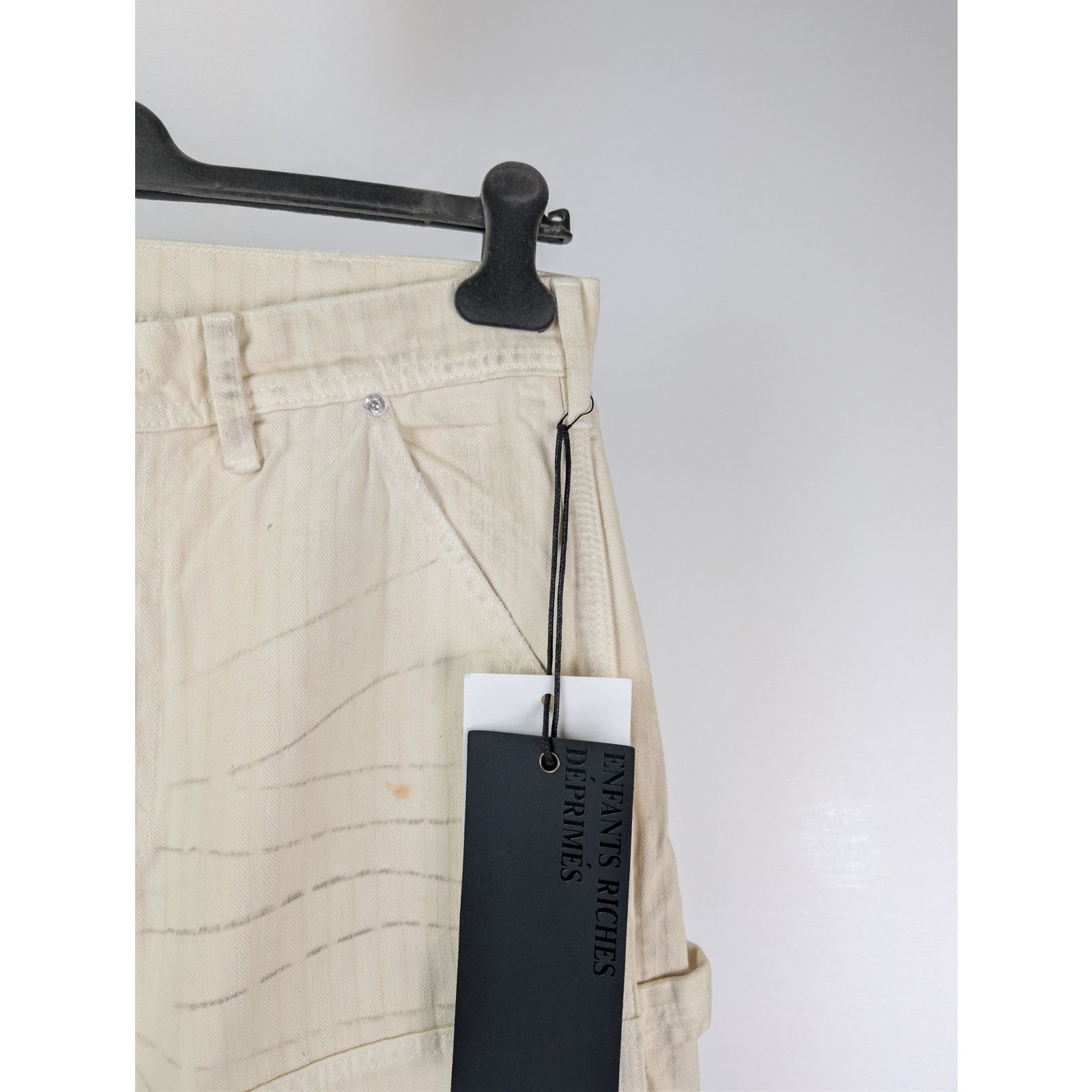 Enfants Riches Deprimes o1rshd1 Double Knee Paint Pants in White Size US 36 / EU 52 - 4 Thumbnail