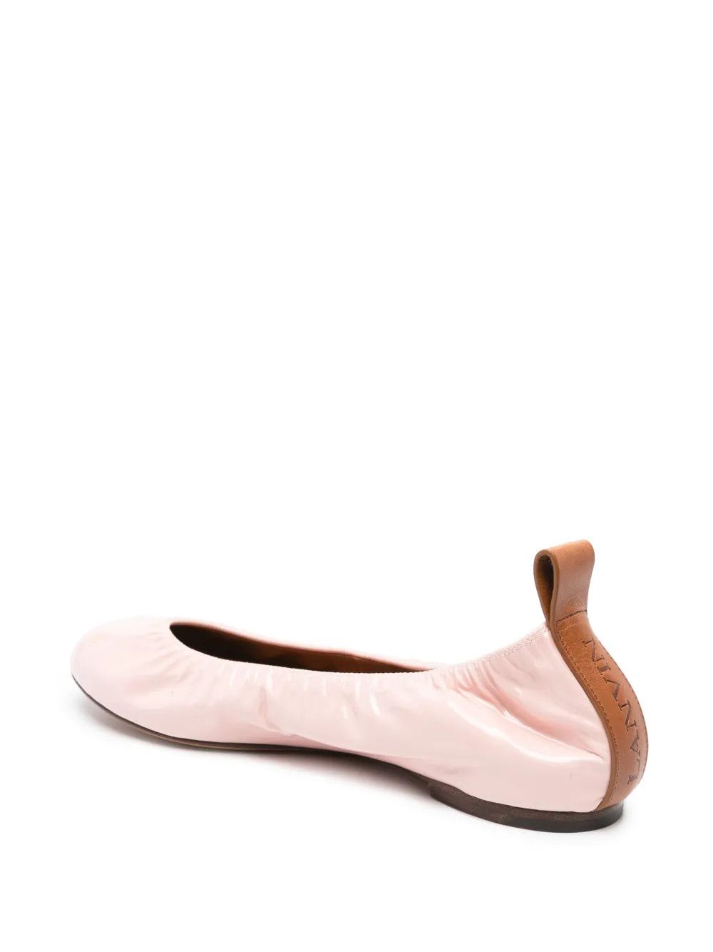 Lanvin o1y0326 Ballet Flats in Pink Size US 7 / IT 37 - 3 Thumbnail