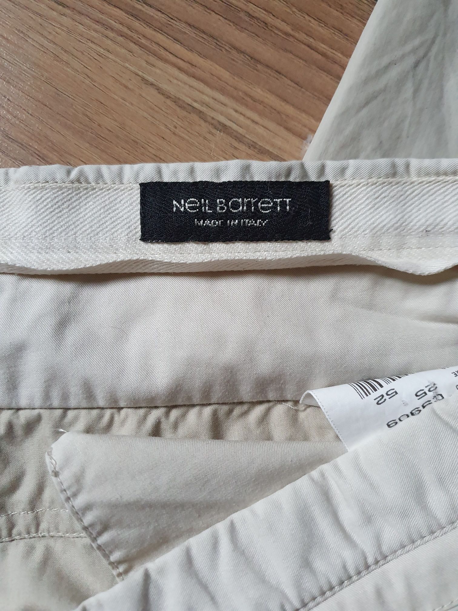 Neil Barrett Ultra Wide Beige Pants Size US 36 / EU 52 - 6 Thumbnail
