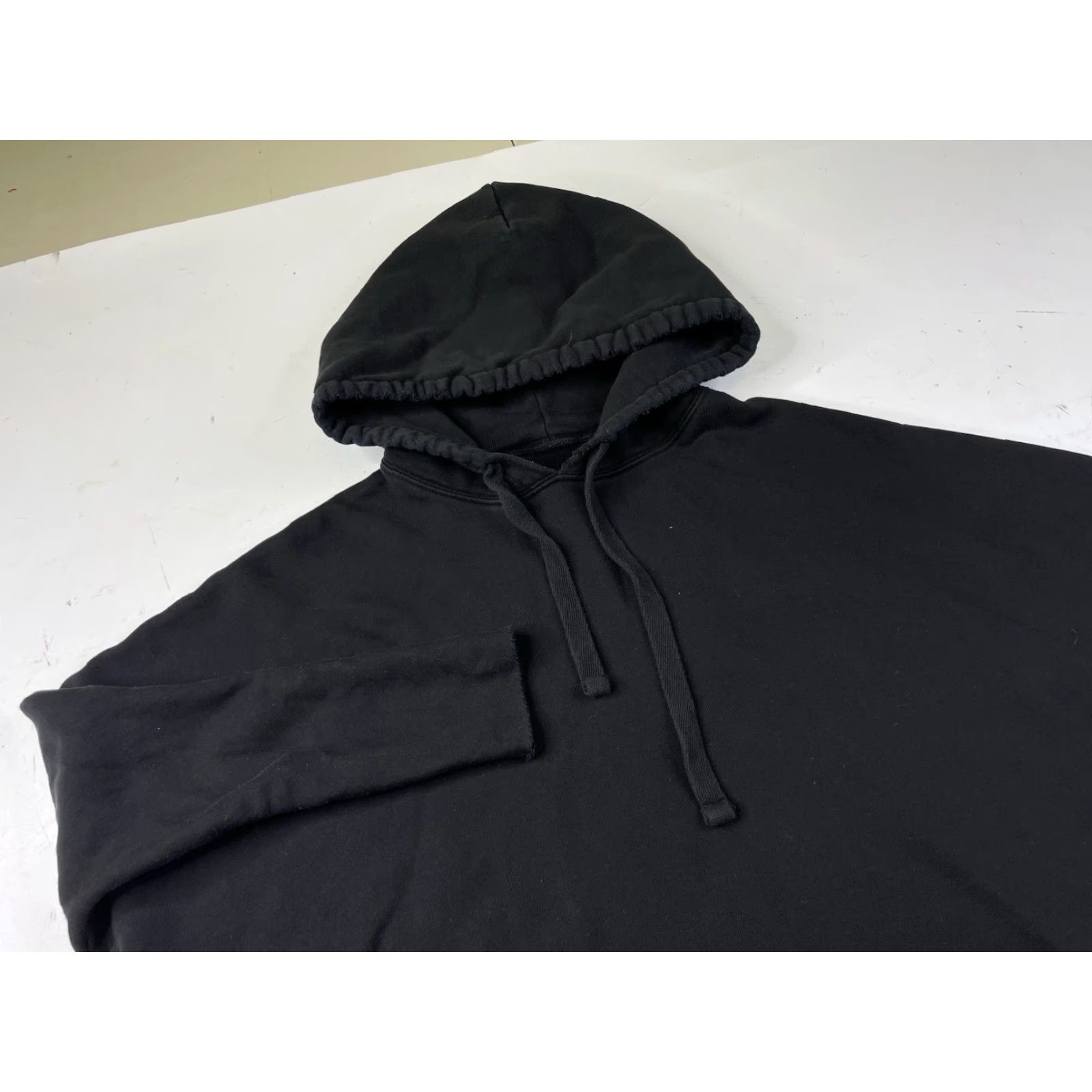 Frank & Eileen Frank & Eileen Hoodie Sweatshirt Dolman Sleeve Black Small Womens Pullover Hooded Fleece Crew Neck Classic Fit Knit Size S / US 4 / IT 40 - 2 Thumbnail