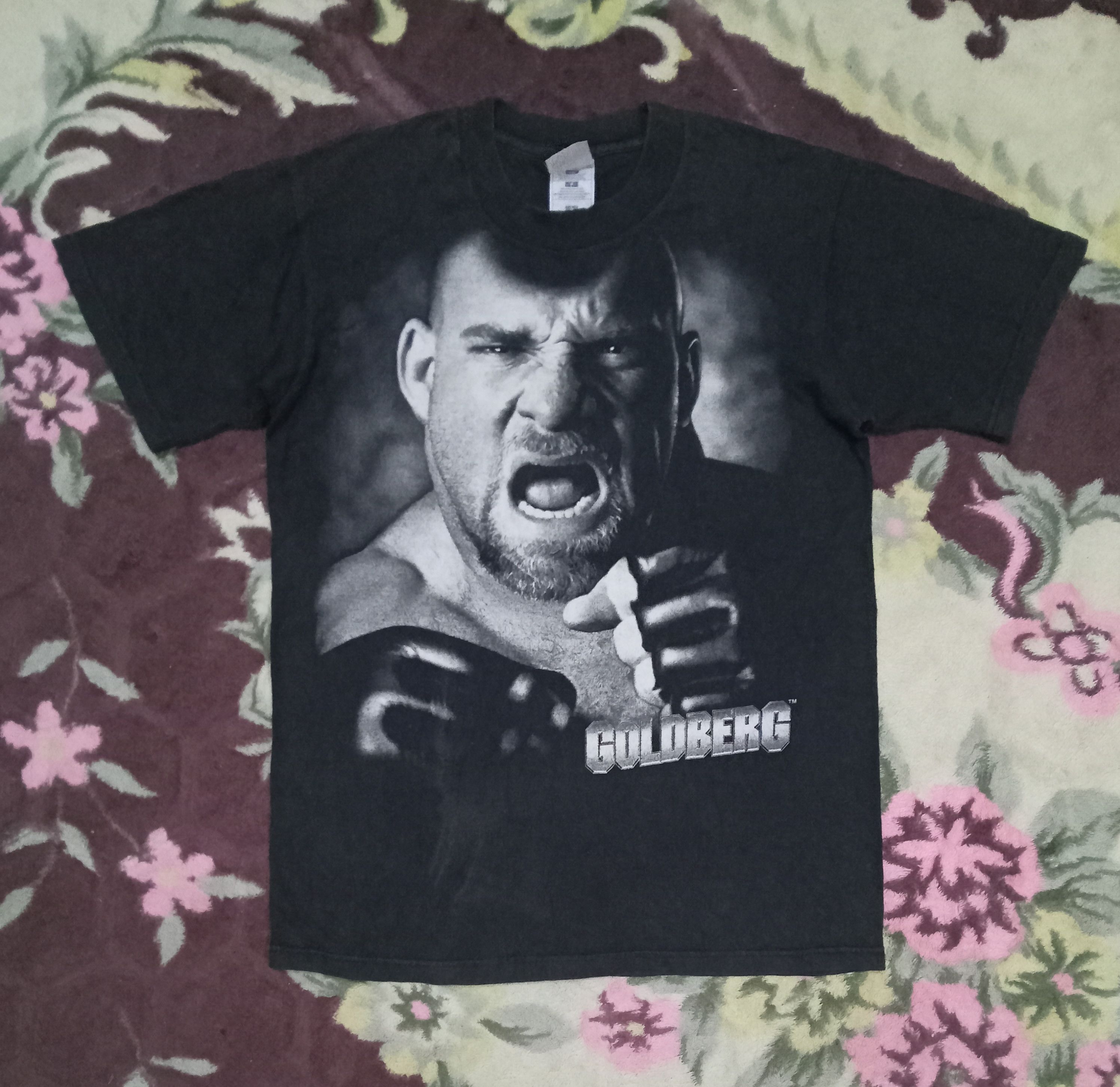 Fruit Of The Loom × Vintage Goldberg WCW 1998 Big Face Vintage T Shirt Size US S / EU 44-46 / 1 - 1 Thumbnail