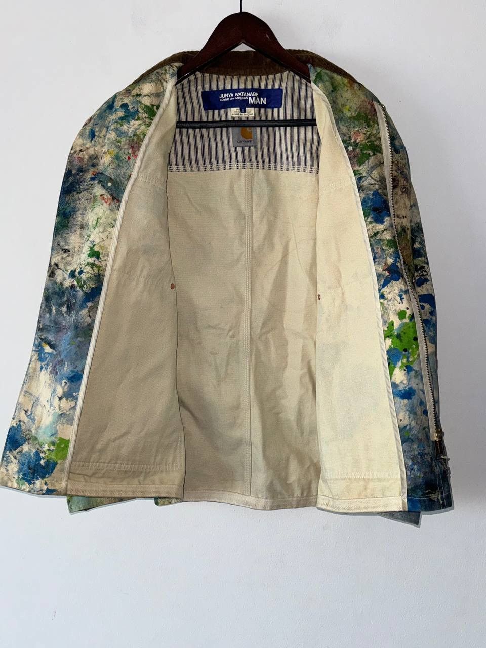 Carhartt × Junya Watanabe 🔥🔥🔥 Junya Watanabe x Carhartt Painted Chore Jacket Size US S / EU 44-46 / 1 - 3 Thumbnail