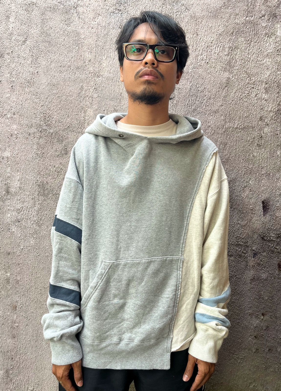 Facetasm Facetasm grey Colorblock Hoodie Size US M / EU 48-50 / 2 - 14 Thumbnail