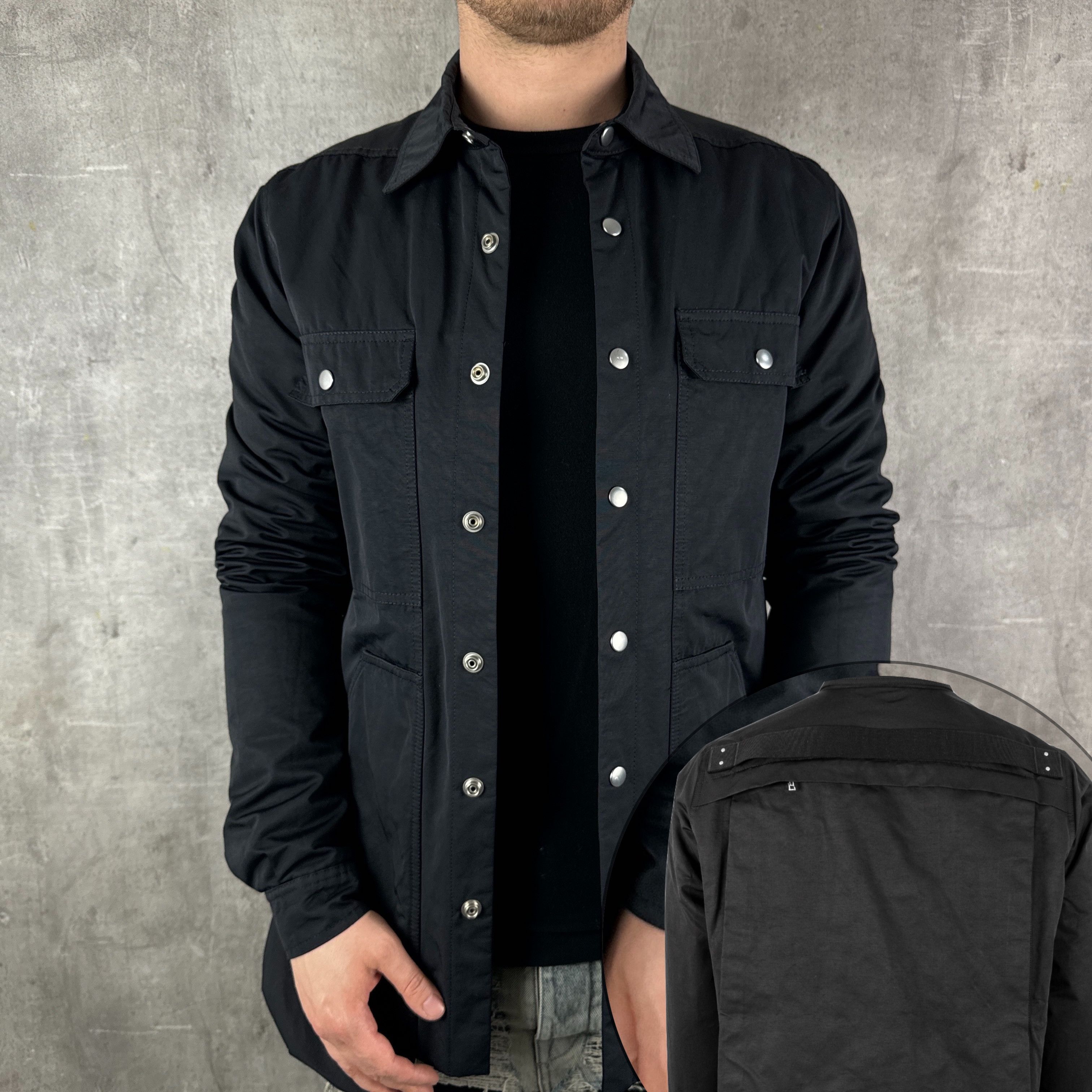 RICK OWENS Drkshdw Padded Shirt Cargo Pocket Shacket