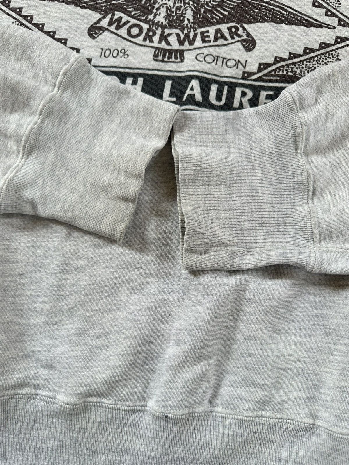 RRL Ralph Lauren Double RL sweater spellout Size US L / EU 52-54 / 3 - 4 Thumbnail