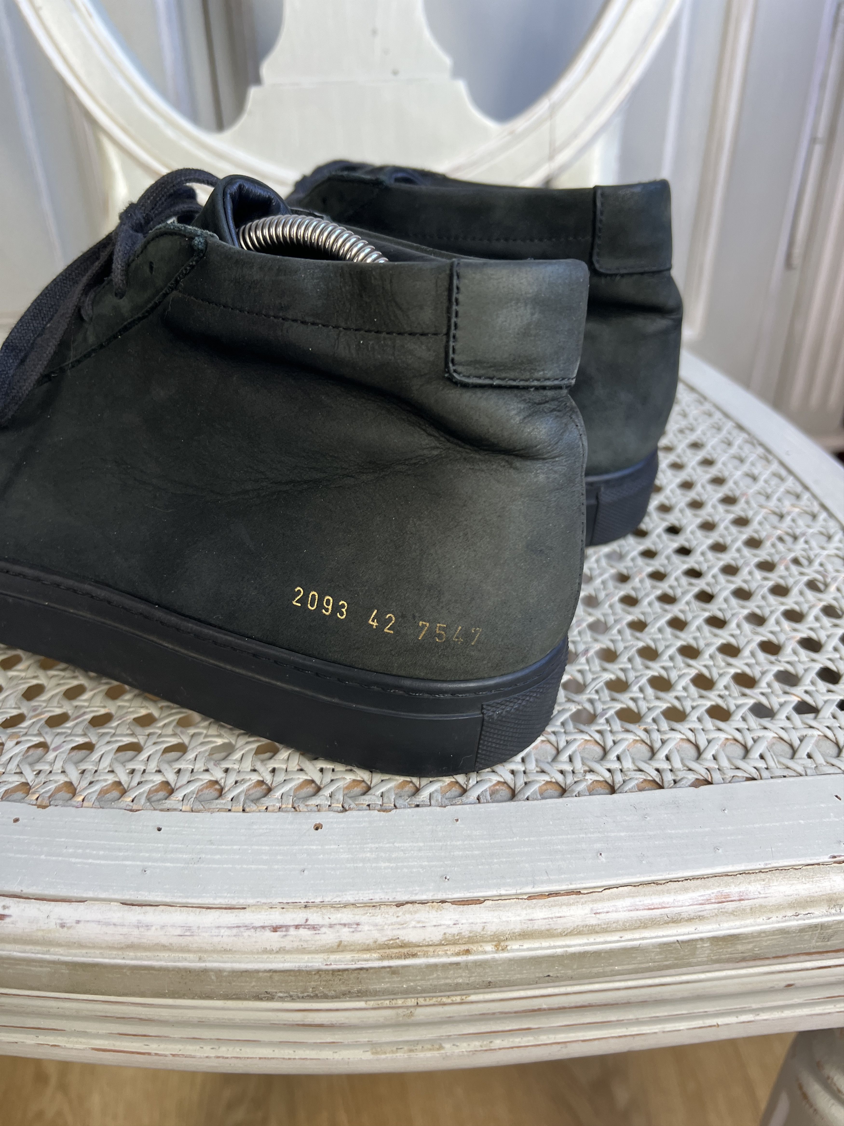 Common Projects COMMON PROJECTS ORIGINALS ACHILLES HIGH BLACK EUR 42 Size US 9 / EU 42 - 2 Thumbnail