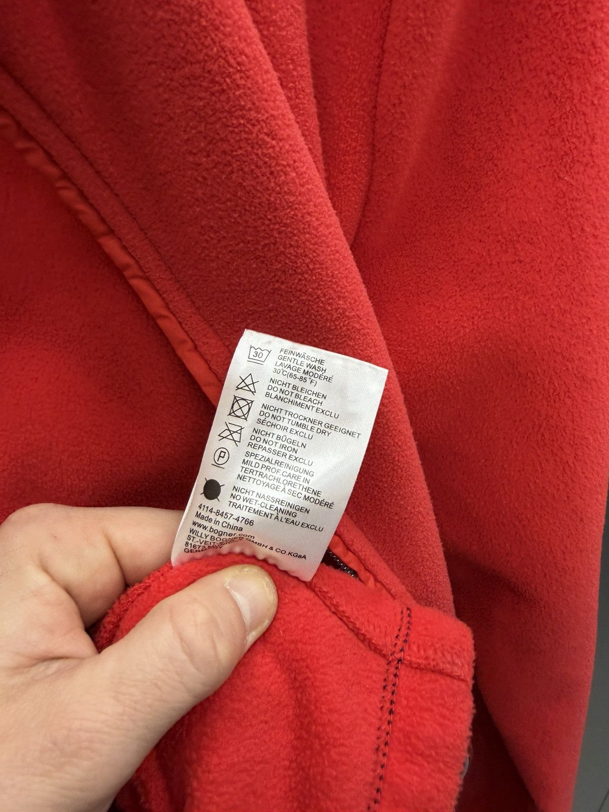 Bogner Bogner Fire + Ice Red Fleece Jacket Women’s Size L Size L / US 10 / IT 46 - 14 Thumbnail