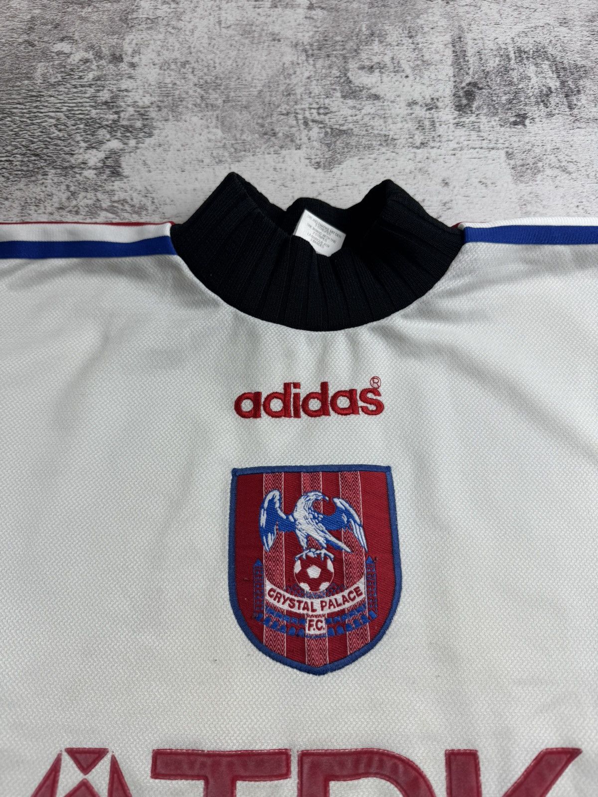 Adidas Crystal Palace 1996/1997 Goalkeeper GK Soccer Football T Shirt Jersey Longsleeve Size US S / EU 44-46 / 1 - 8 Thumbnail