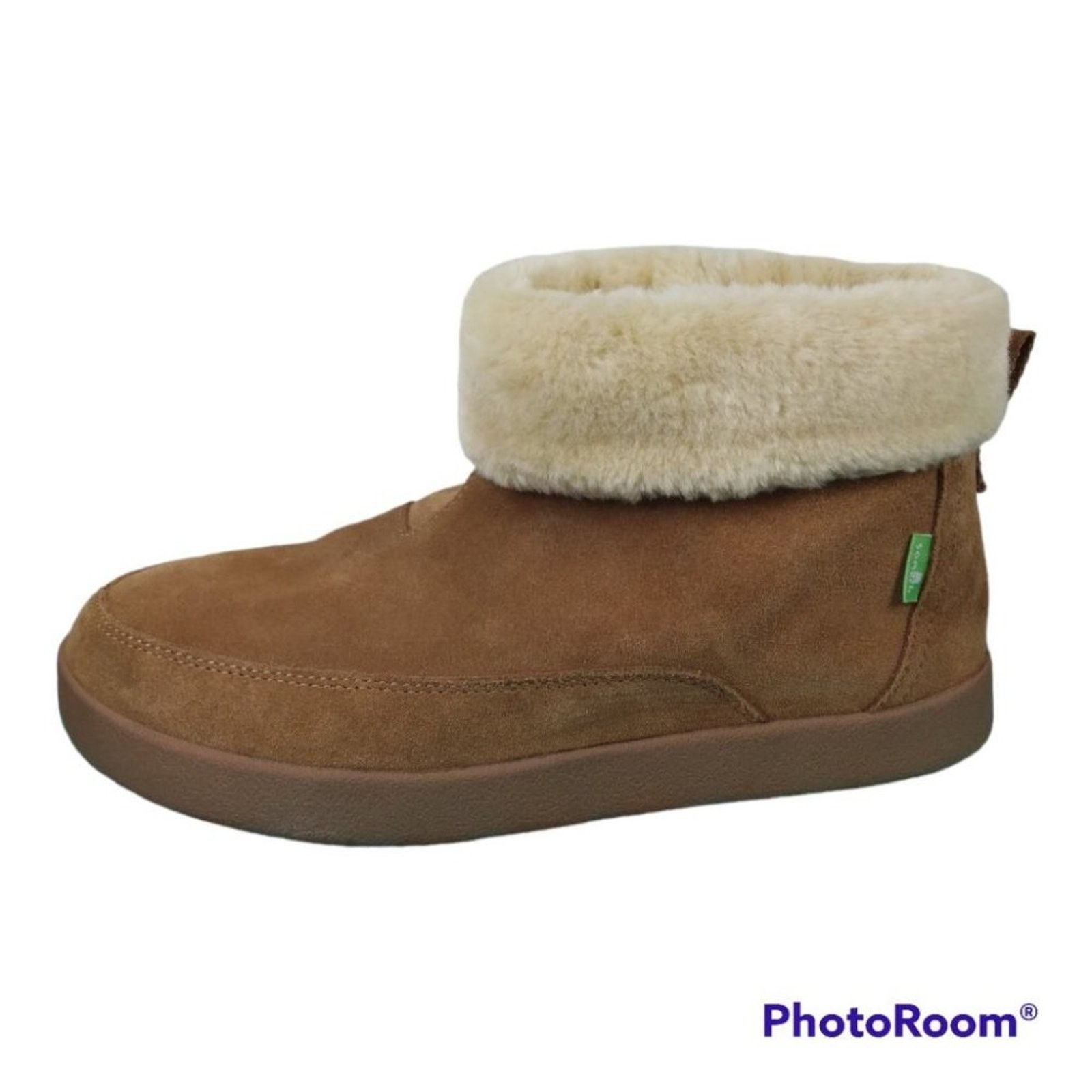 Sanuk Women Sanuk Winter Bootie Suede Chestnut Size 7 Size US 7 / IT 37 - 2 Thumbnail