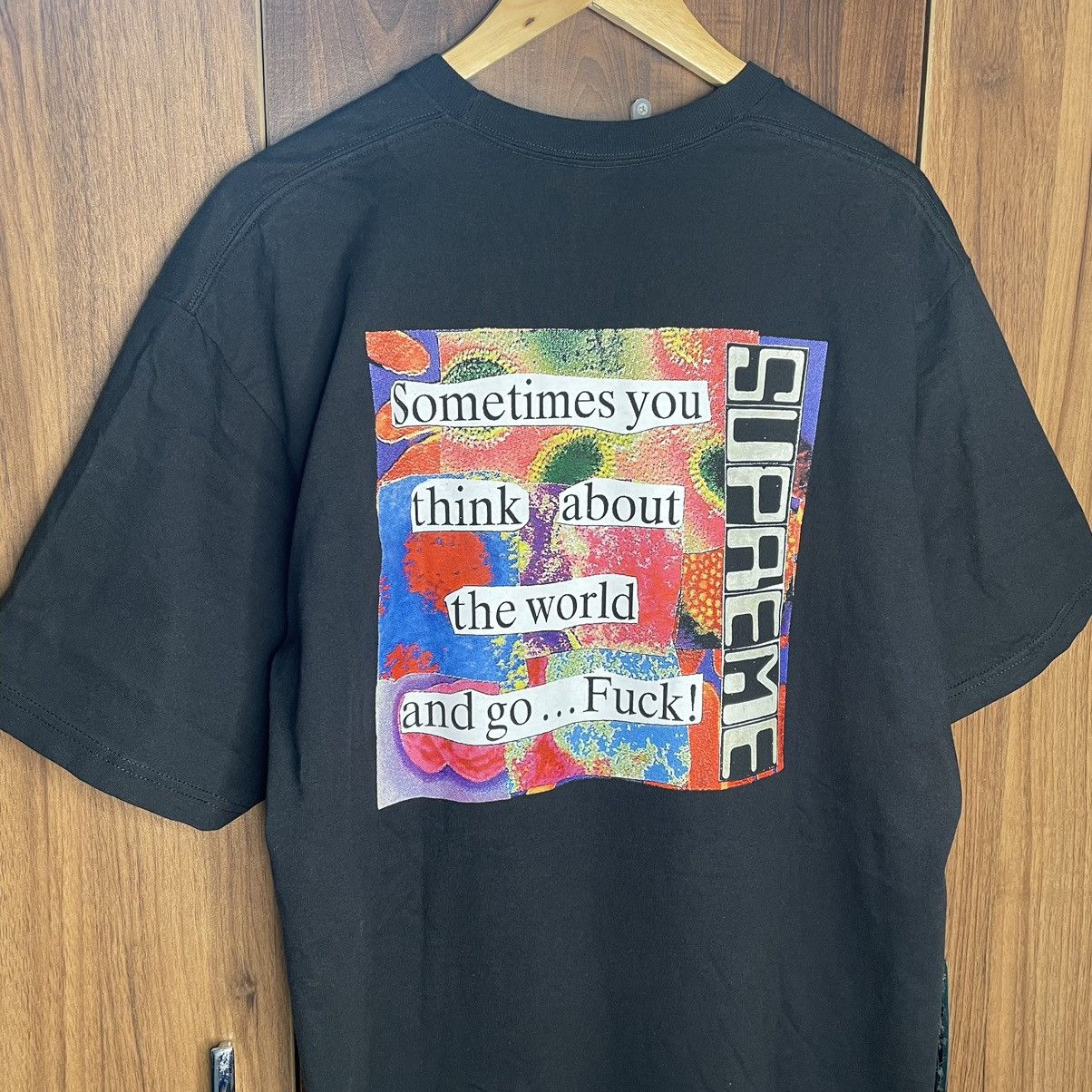 Supreme Supreme Static black tee Size US XL / EU 56 / 4 - 2 Thumbnail