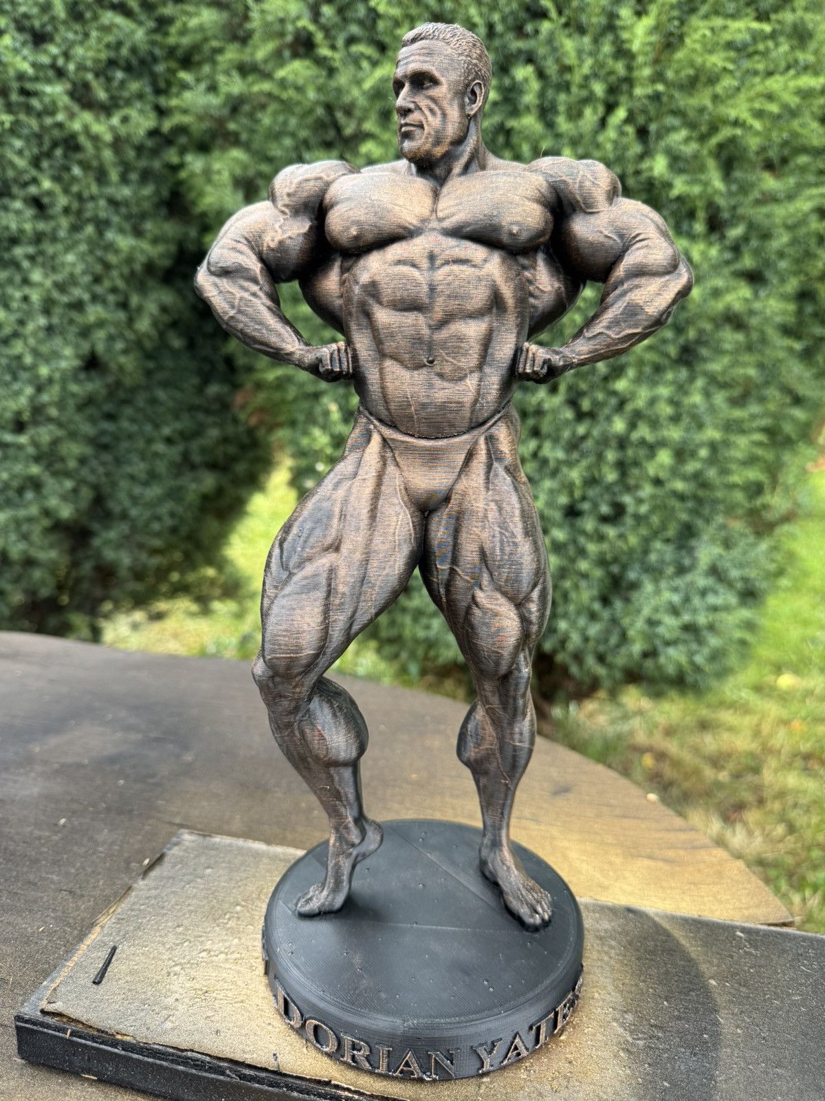 Other Gym statue Dorian Yates Mr Olympia Bodybuilding 34cm Size ONE SIZE - 3 Thumbnail