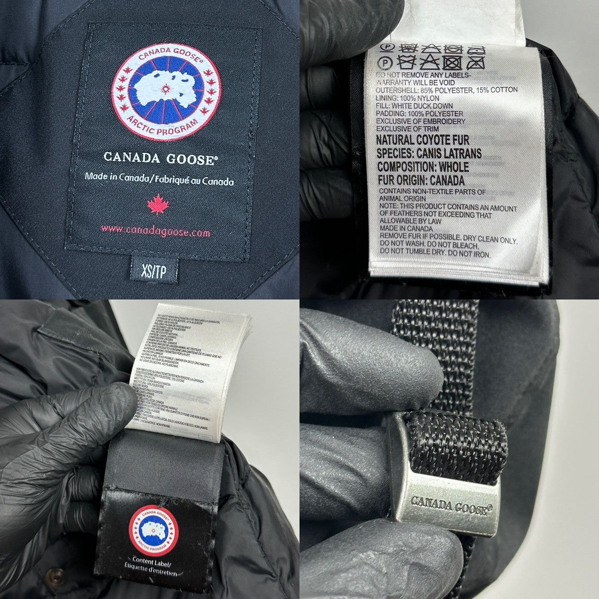 Canada Goose Canada Goose Kensington Black Down Parka Jacket Size XS / US 0-2 / IT 36-38 - 23 Thumbnail