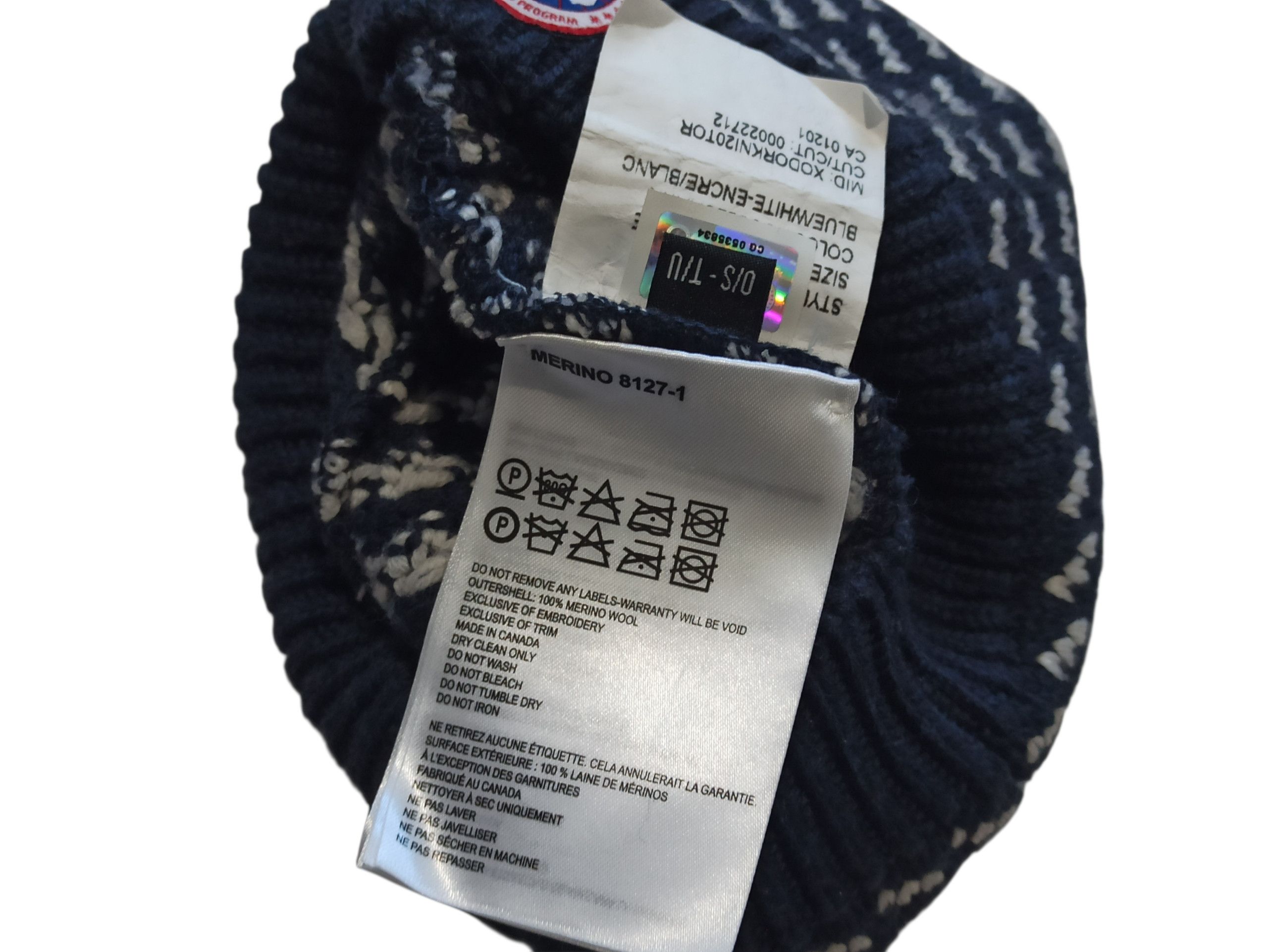 Canada Goose Canada Goose Merino Wool Beanie Size ONE SIZE - 2 Thumbnail