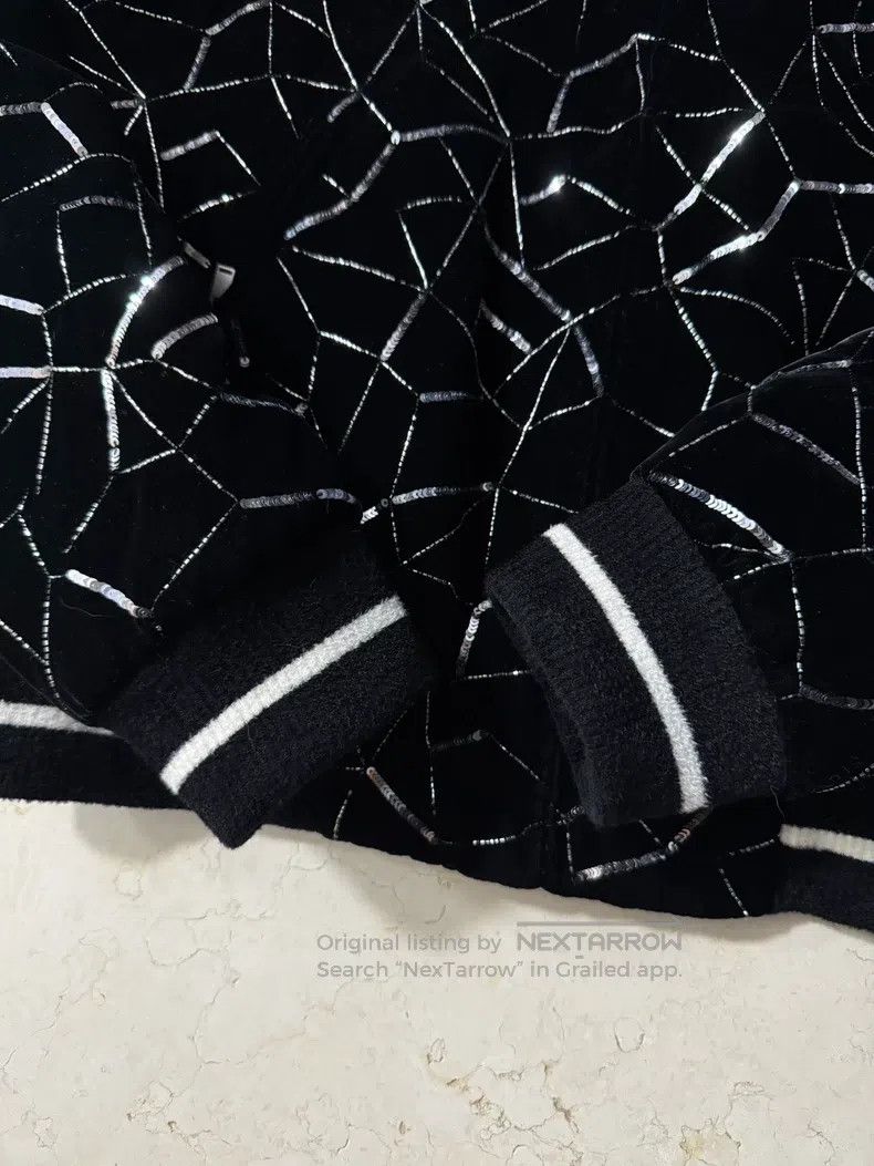 Saint Laurent Paris Saint Laurent Paris Sequin Beaded Decorated Velvet Black J Size US M / EU 48-50 / 2 - 5 Thumbnail