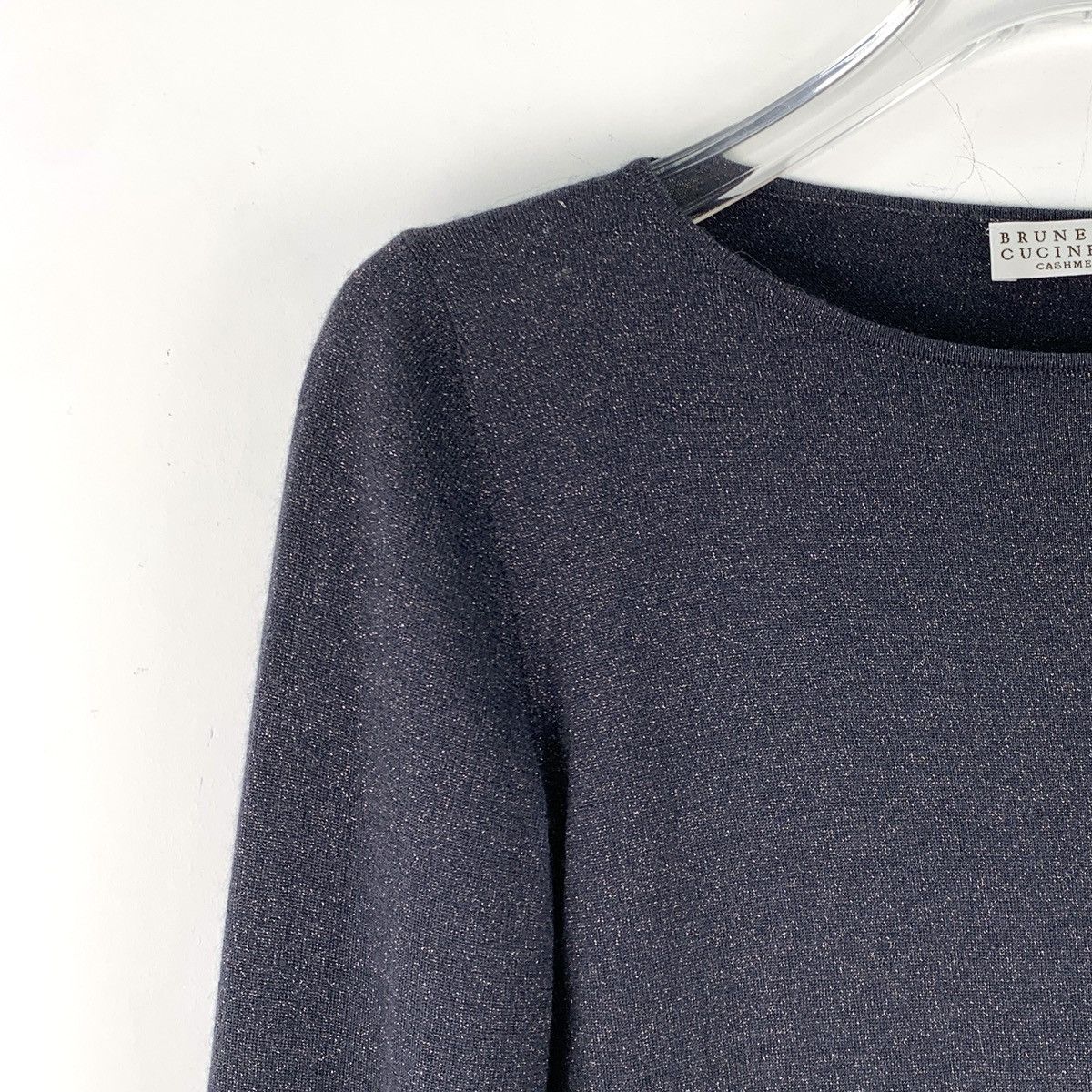Brunello Cucinelli Brunello Cucinelli Cashmere Long Sleeve Knit Sweater K26WX Size S / US 4 / IT 40 - 3 Thumbnail