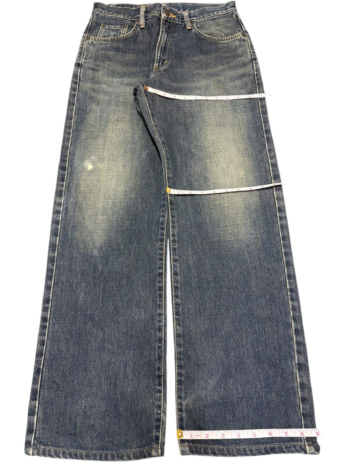 Edwin Vintage Edwin Extreme Mud Wash Distress Loose Jeans Size US 31 - 8 Thumbnail