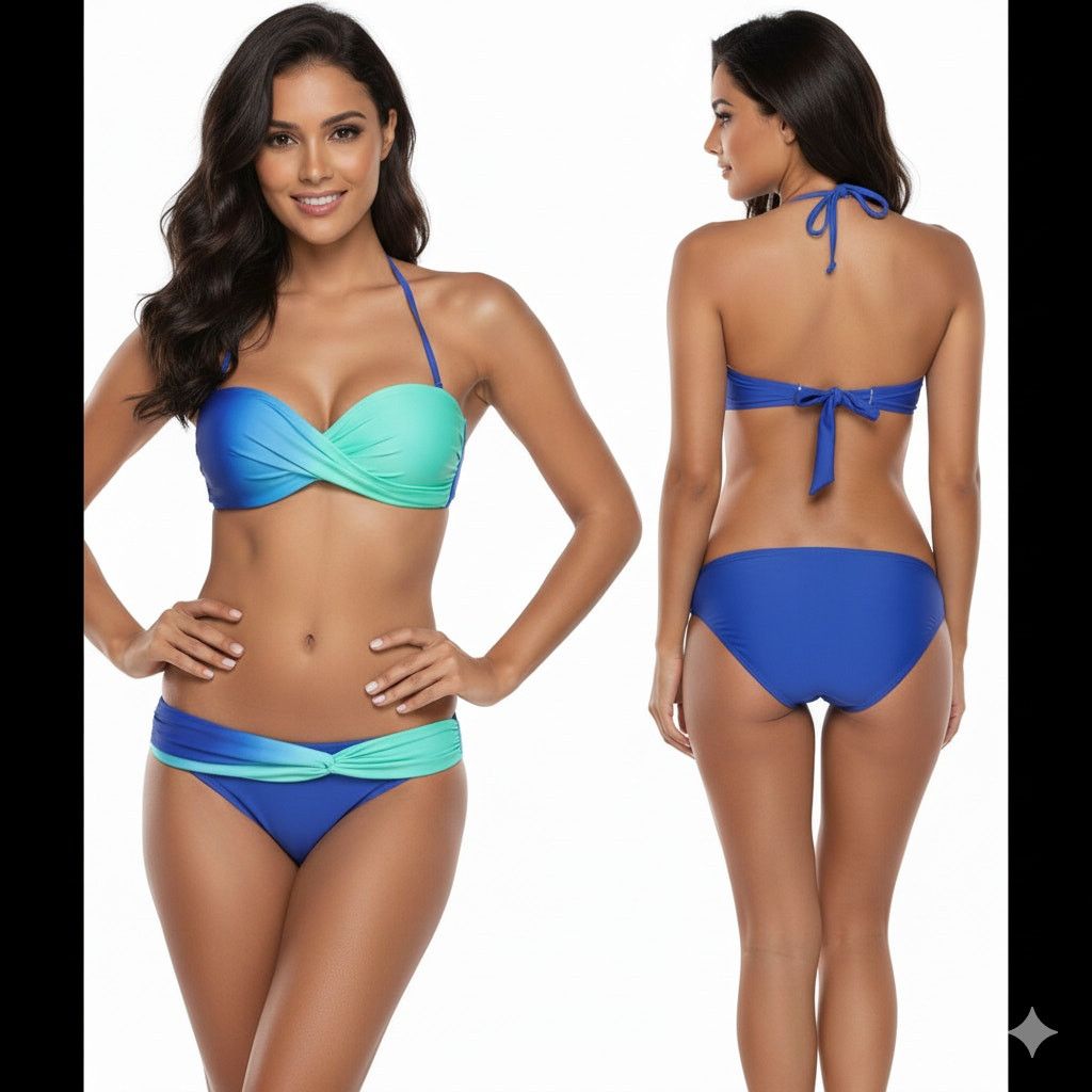Other Chaos World Strapless Halter Bikini Size ONE SIZE - 1 Thumbnail