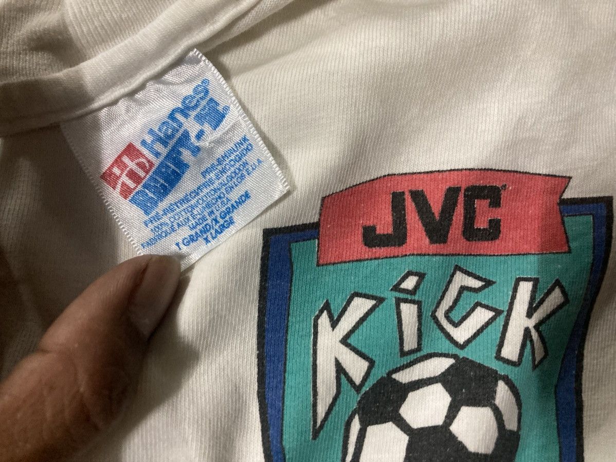 Designer Vintage T-shirt Jvc Soccer 1991 Size US XL / EU 56 / 4 - 4 Thumbnail