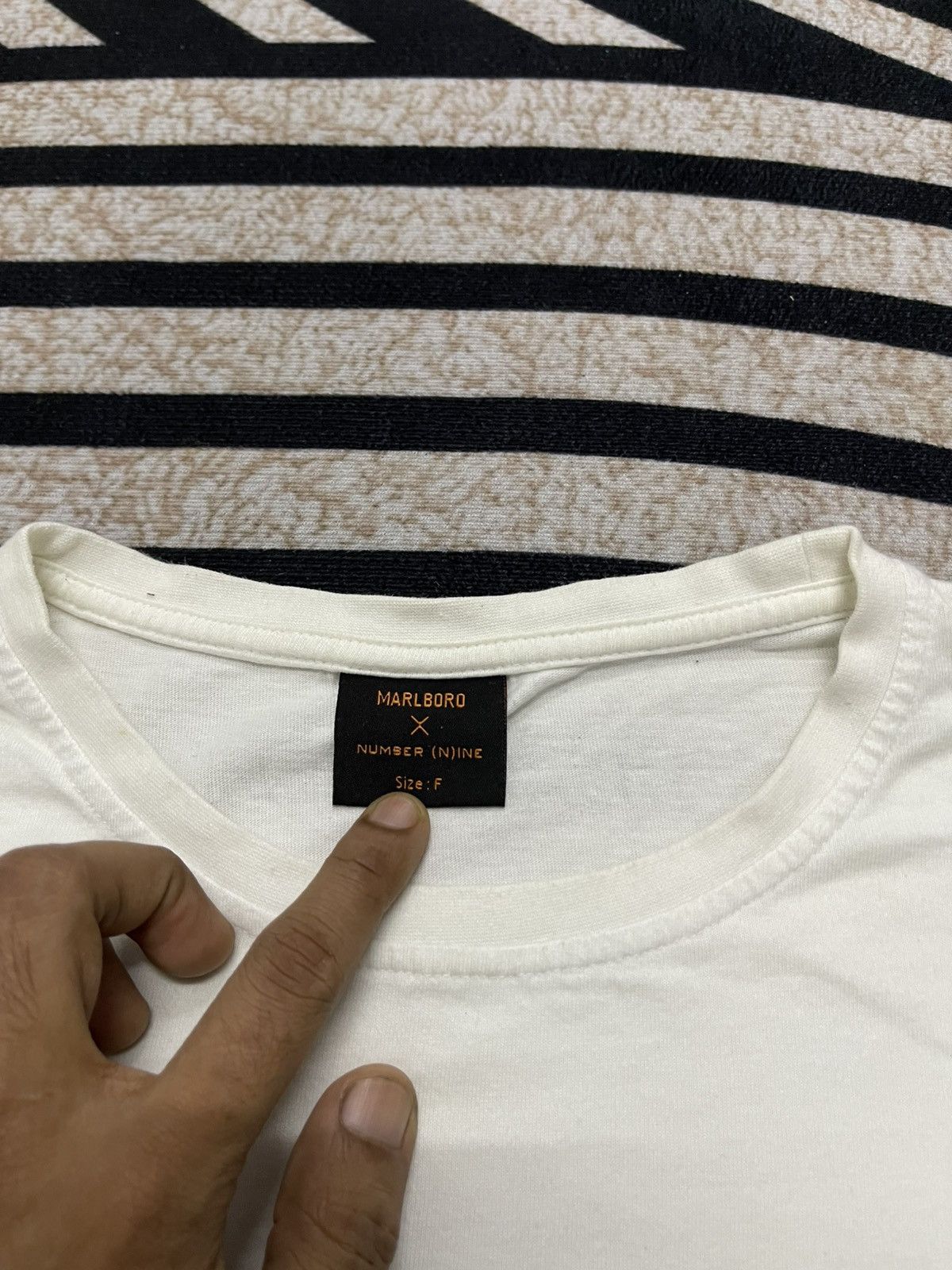 Number (N)ine 2000s NUMBER (N)INE X MARLBORO MONOGRAM TEES Size US M / EU 48-50 / 2 - 6 Thumbnail
