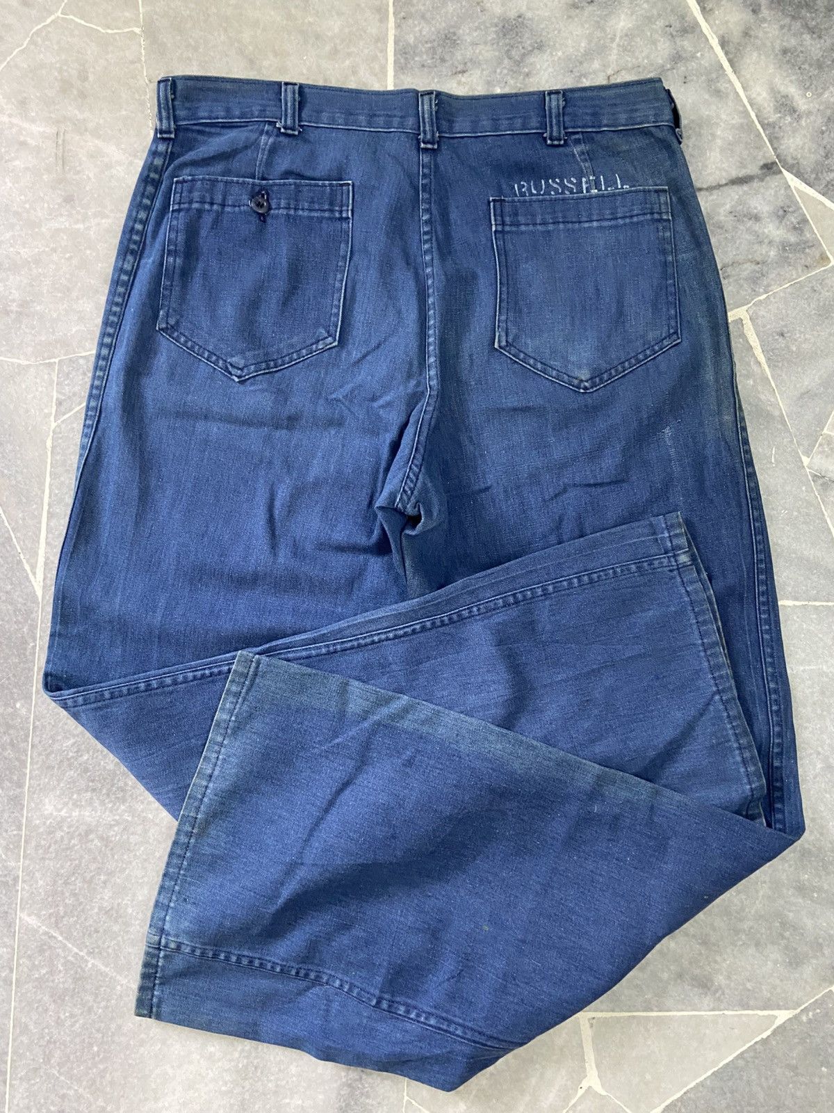 Naval Clothing Factory Vintage Navdungaree Navy Sailor Utility Pants Size US 33 - 8 Thumbnail